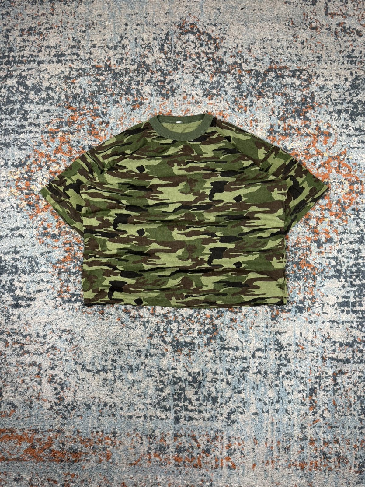 Vintage Vintage 80s Military Army moro camo ultra boxy cropped fit Size US M / EU 48-50 / 2 - 1 Thumbnail
