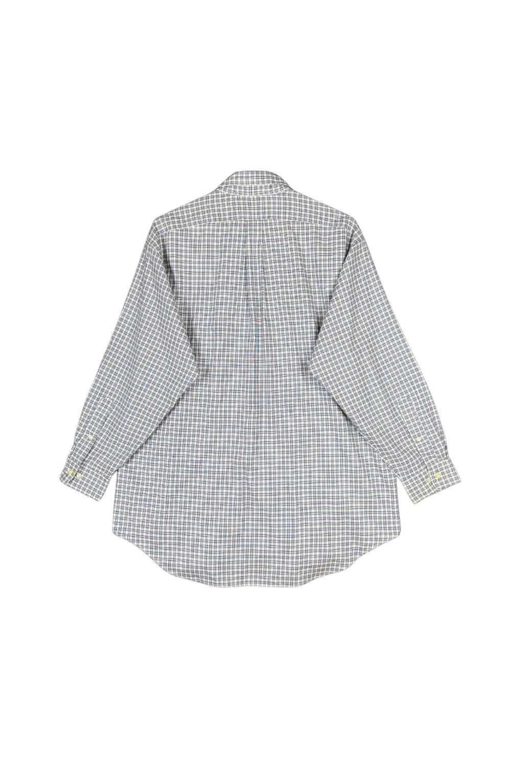 Polo Ralph Lauren Vintage Polo Ralph Lauren Yarmouth Shirt Blue Check OCBD 90s Size US L / EU 52-54 / 3 - 2 Thumbnail