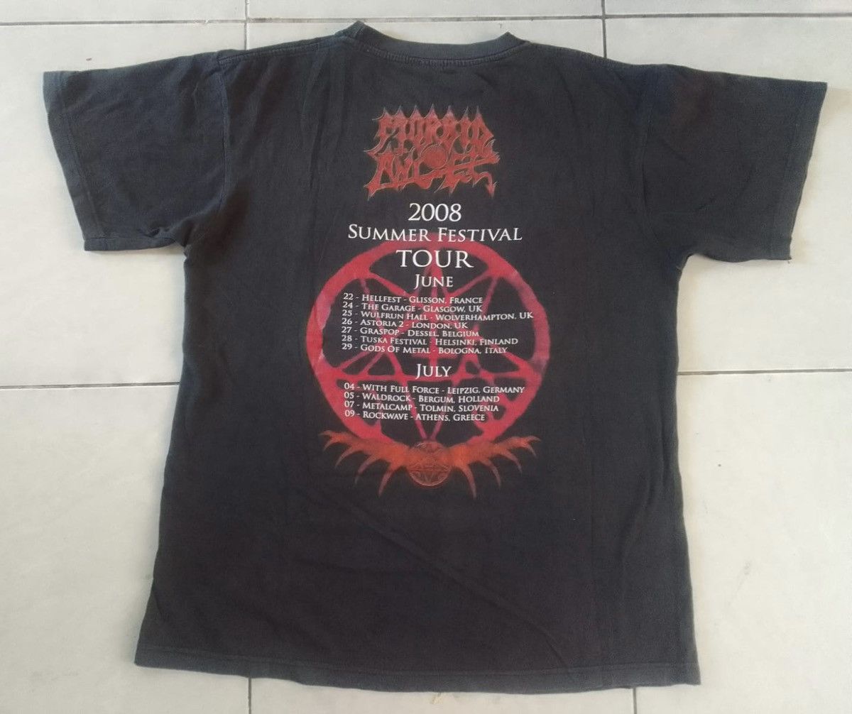 Band Tees × Vintage Morbid Angel Tour 2008 Resize L Band Tee Size US L / EU 52-54 / 3 - 7 Thumbnail