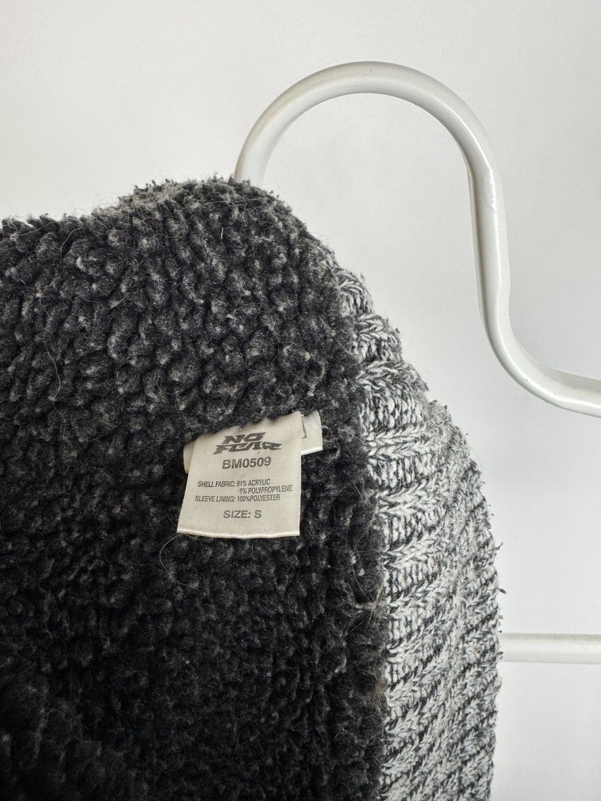 No Fear Vintage No Fear Knitted Sherpa Hoodie Size US S / EU 44-46 / 1 - 5 Thumbnail