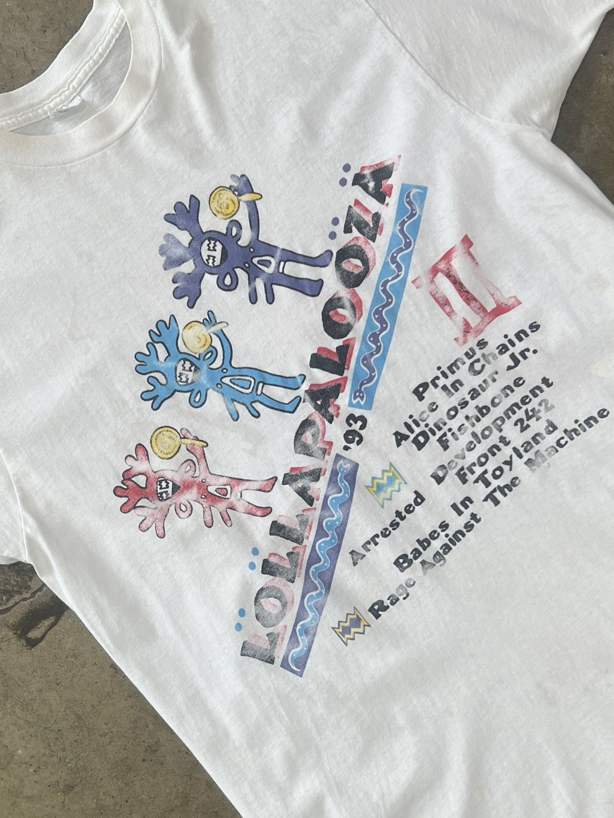 Band Tees Vintage 1993 Lollapalooza Alice in Chains Primus Tee XL Size US XL / EU 56 / 4 - 1 Thumbnail