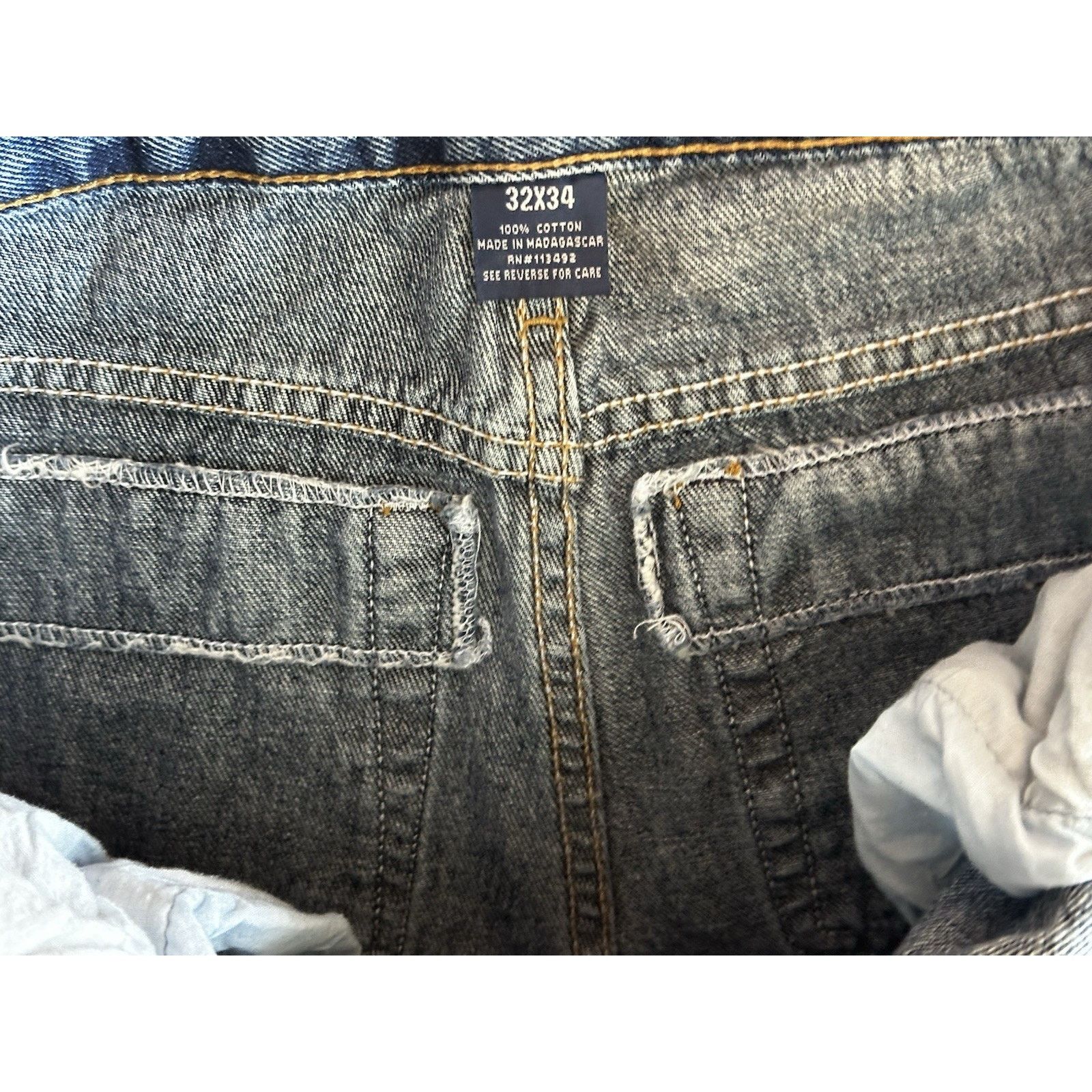 Other Rural King Blue Jeans Denim 32x34 Cotton Workwear Western Size US 32 / EU 48 - 16 Thumbnail