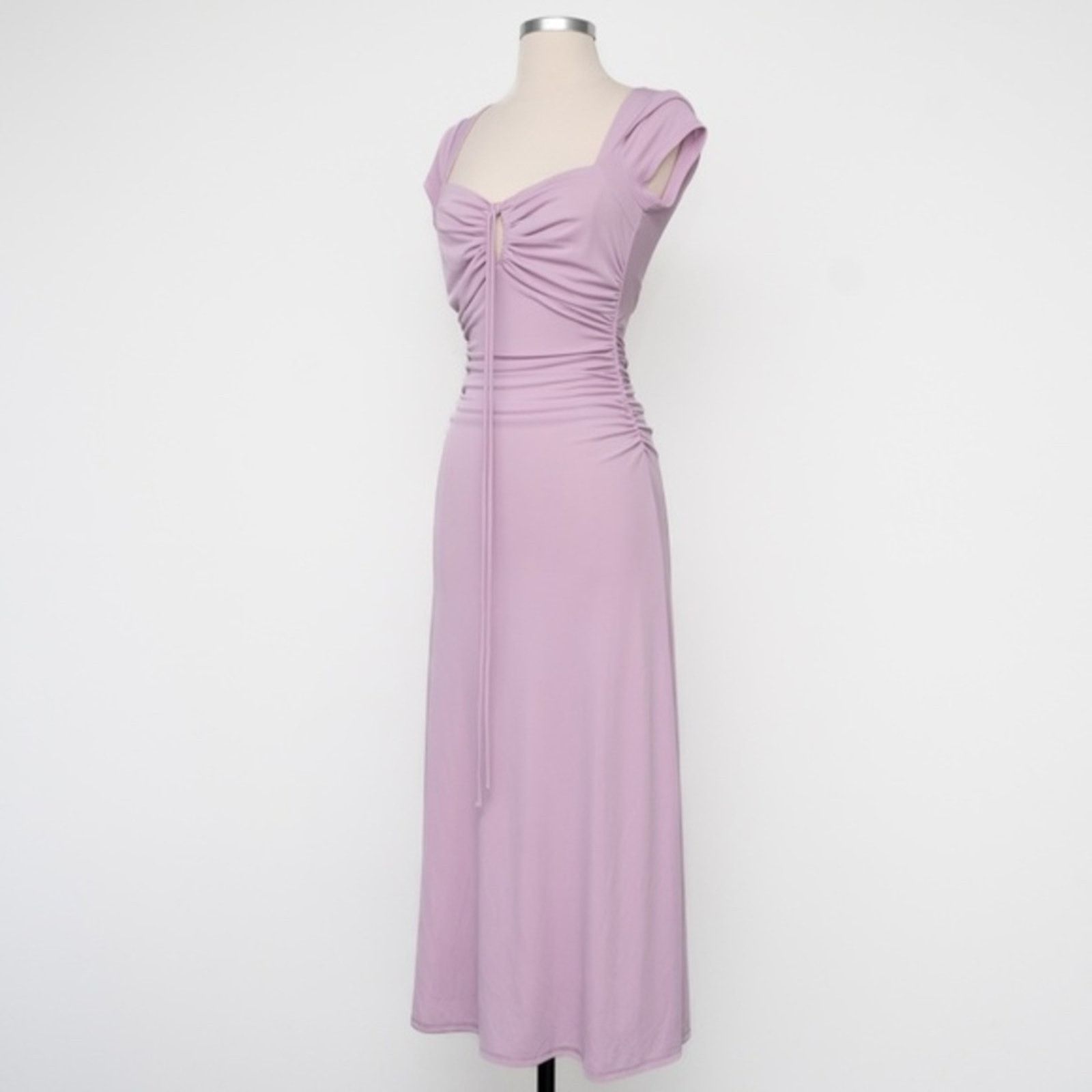 Cinq a Sept Cinq a Sept. New! Midi Ruched Dress Size XS / US 0-2 / IT 36-38 - 6 Thumbnail