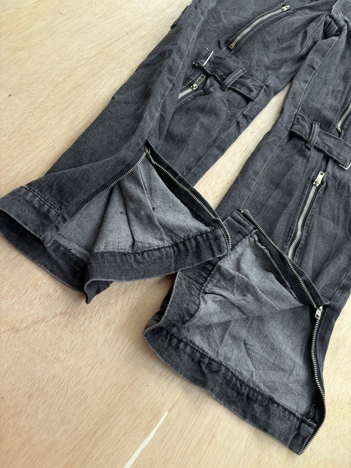 If Six Was Nine × Japanese Brand × Le Grande Bleu (L.G.B.) Xoxo Studio Multi Zipper Ifsixwasnine Lgb style Pants Size US 30 / EU 46 - 3 Thumbnail
