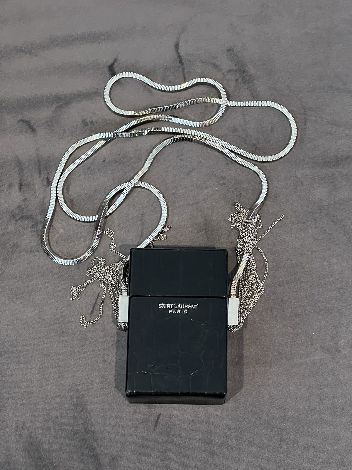 ysl cigarette box Saint Laurent Paris SAINT LAURENT CIGARETTE BOX BAG