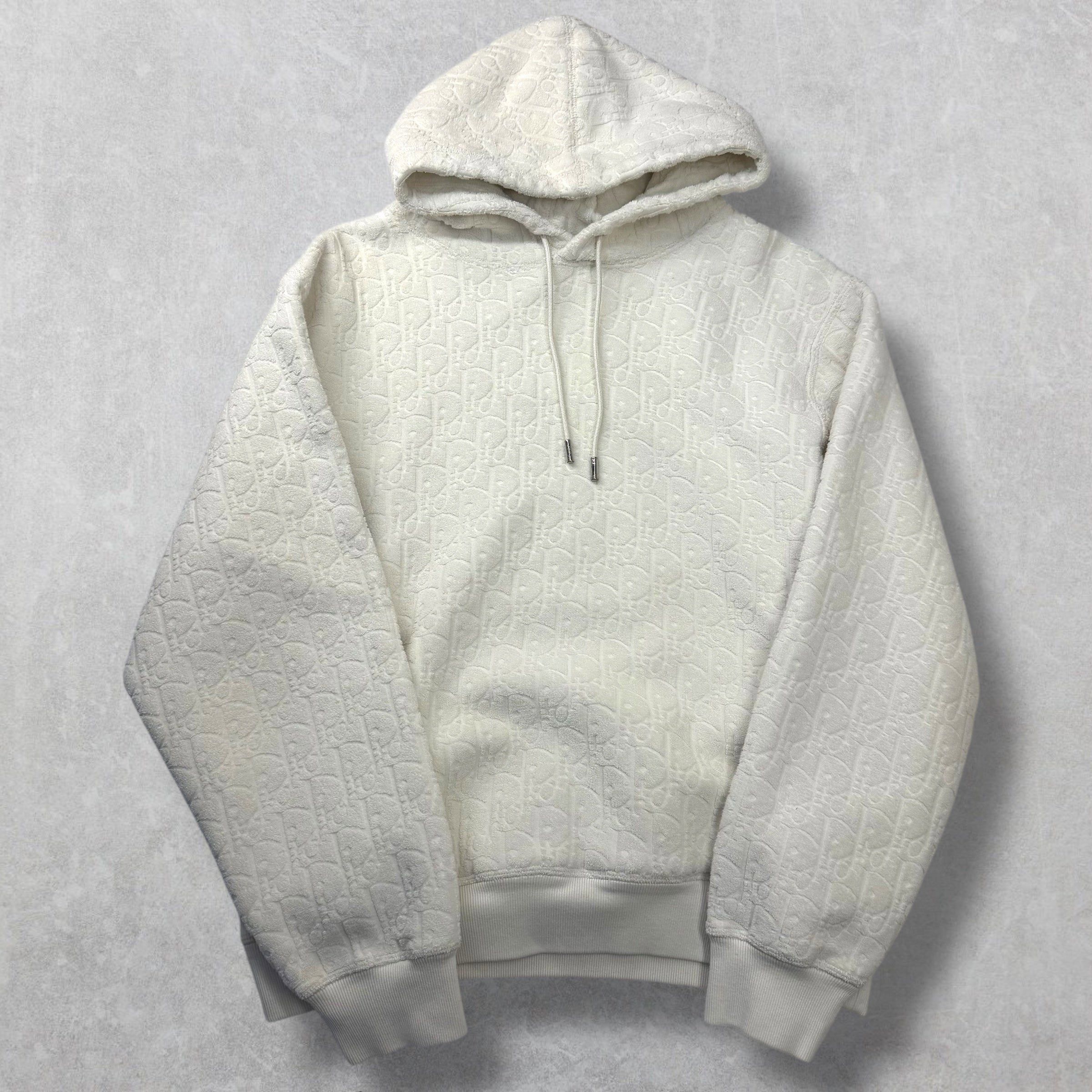 Dior Dior Oblique Relaxed-Fit Hooded Sweatshirt White XL Size US XL / EU 56 / 4 - 1 Thumbnail