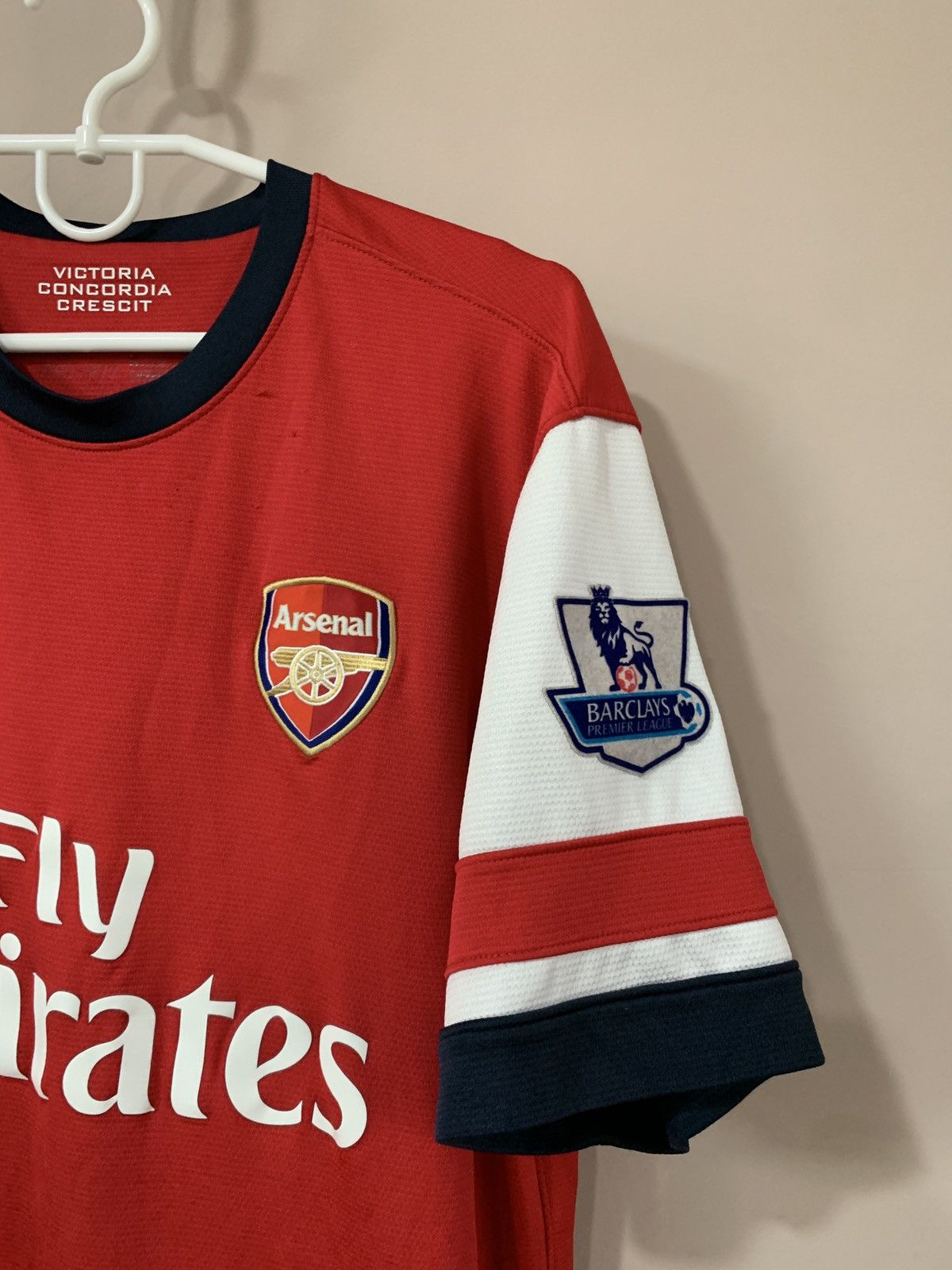 Nike Arsenal London Football Shirt Nike Soccer Jersey PODOLSKI Size US XL / EU 56 / 4 - 3 Thumbnail