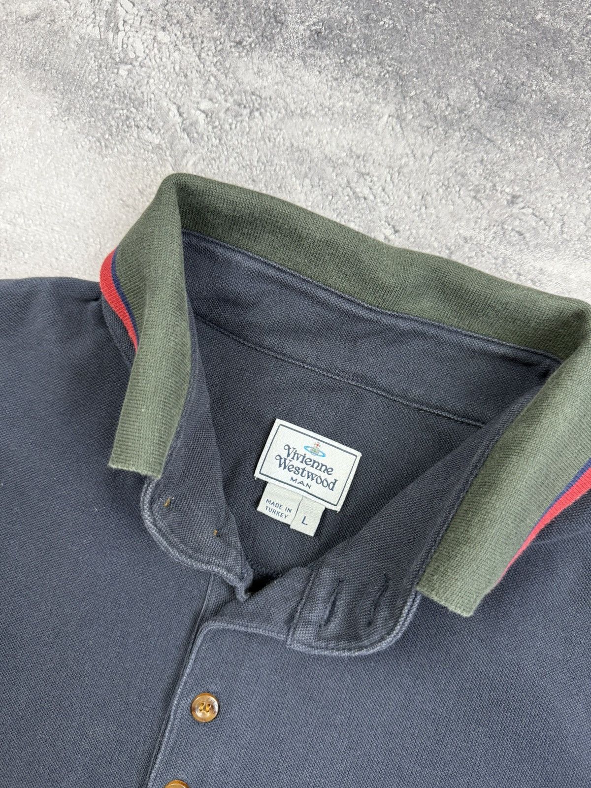Vintage Vivienne Westwood Polo Shirt Luxury Orb Logo Y2K