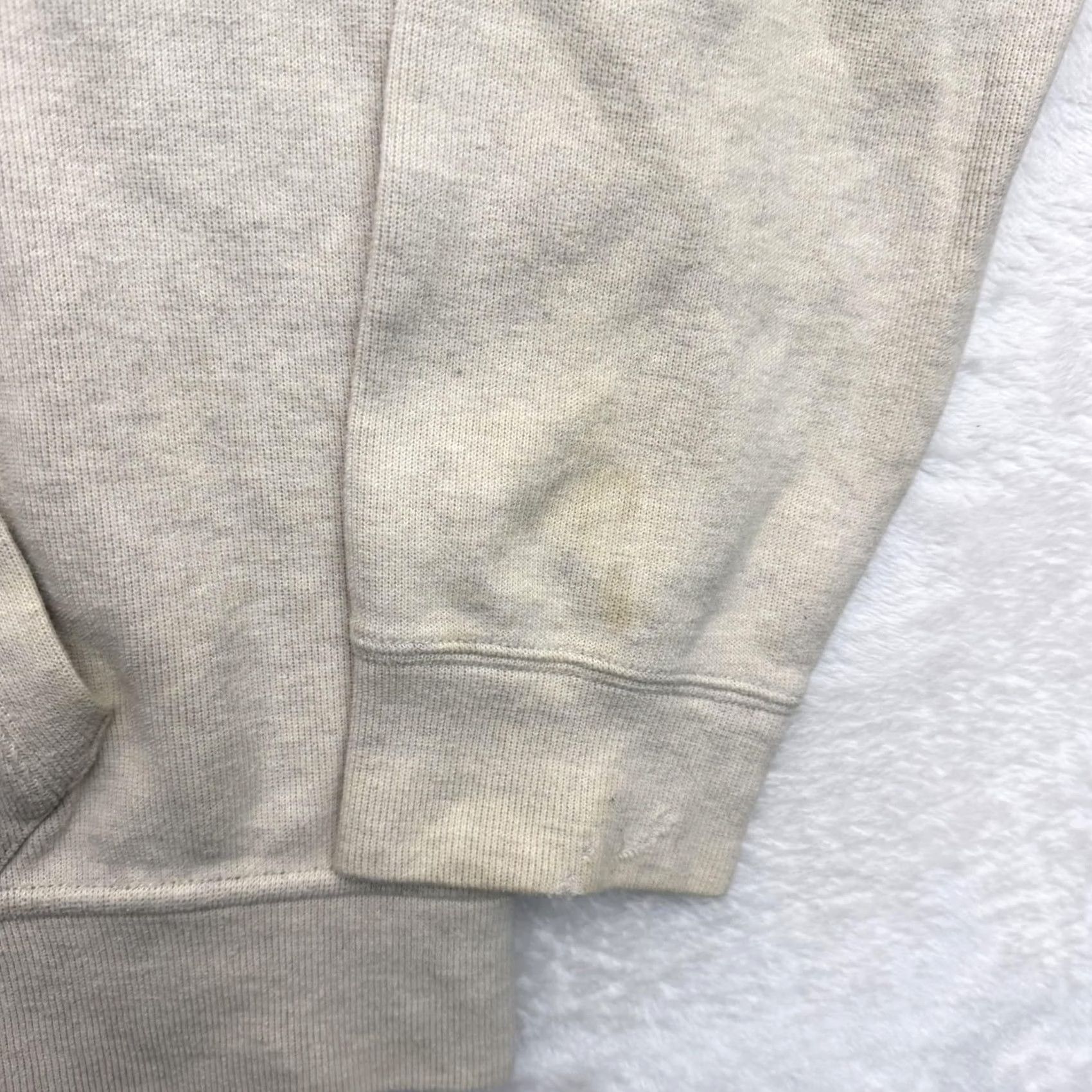 Polo Ralph Lauren Polo Ralph Lauren Hoodie Jacket 2XL Beige Full Zip Fleece Polo Logo Embroidered Sweatshirt Mens Size US XXL / EU 58 / 5 - 5 Thumbnail