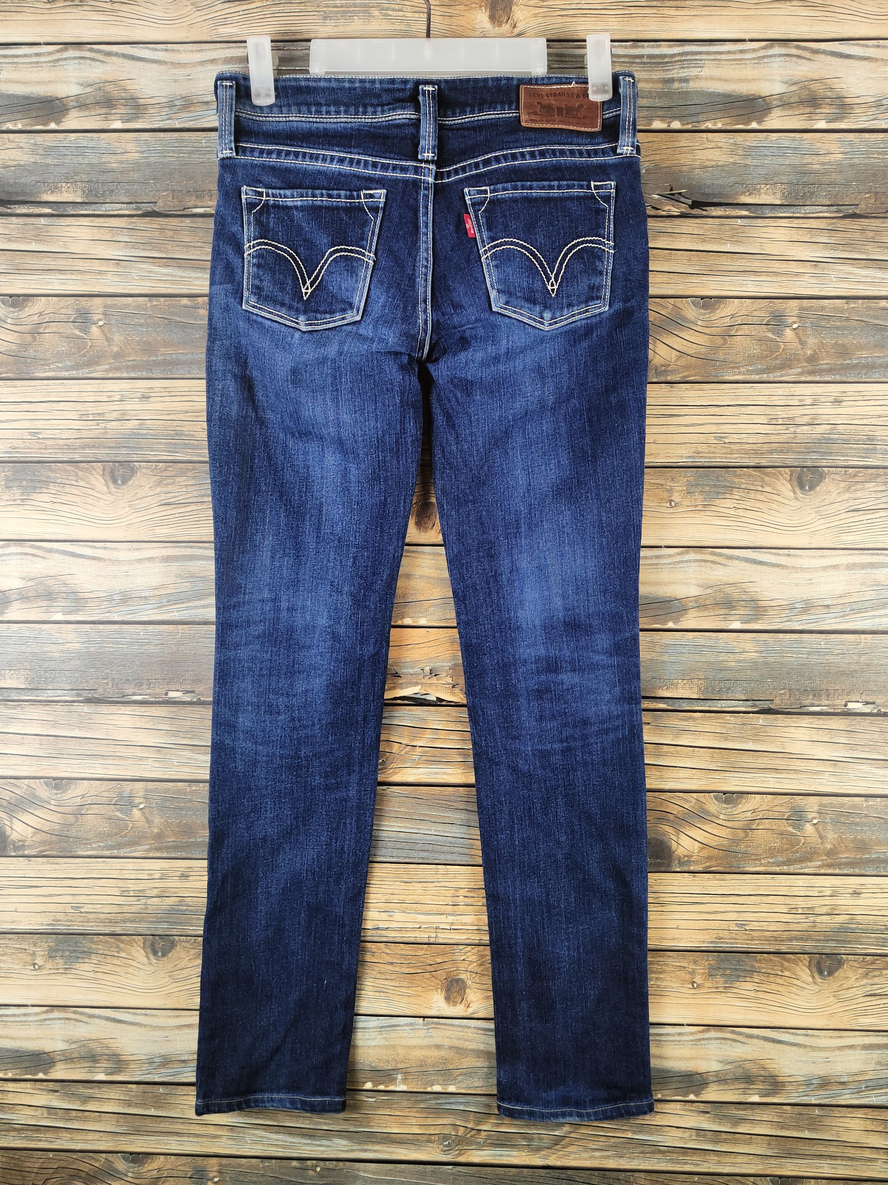 Levi's DL Levi's Blue Distressed Ripped Jeans #46-827 Size 27" / US 4 / IT 40 - 7 Thumbnail