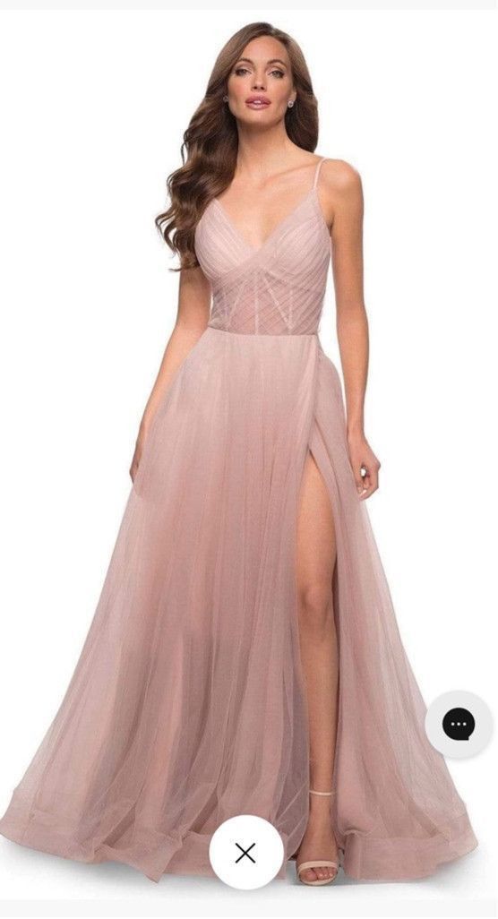 Other Women's La Femme Dusty Mauve Prom Dress Size 8 Size M / US 6-8 / IT 42-44 - 1 Thumbnail