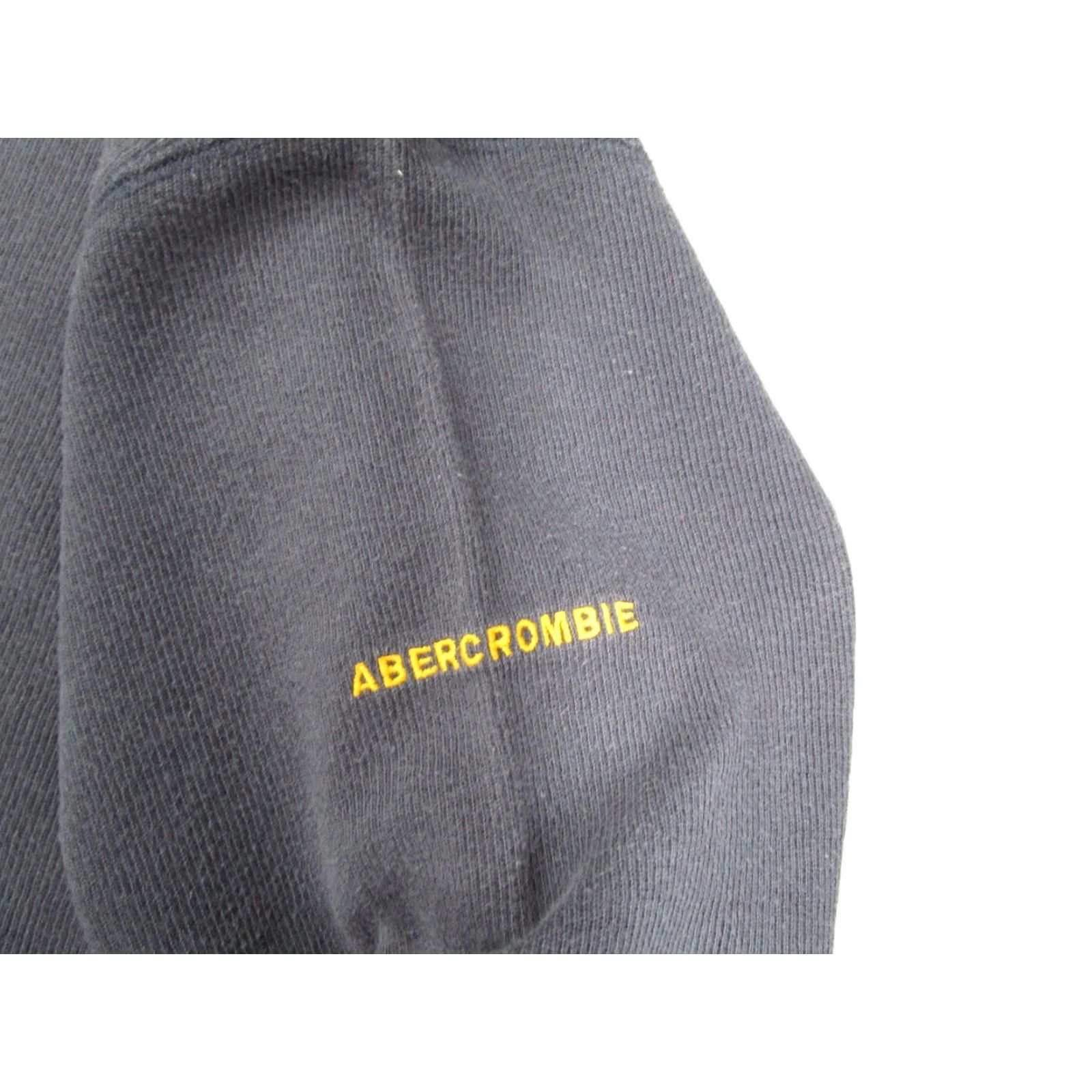 Abercrombie & Fitch VINTAGE Abercrombie & Fitch Sweatshirt Mens XL Navy Blue Crewneck 90s Retro Embroidered Logo - Cotton Pullover, Classic Fit, Made in USA Size US XL / EU 56 / 4 - 3 Thumbnail