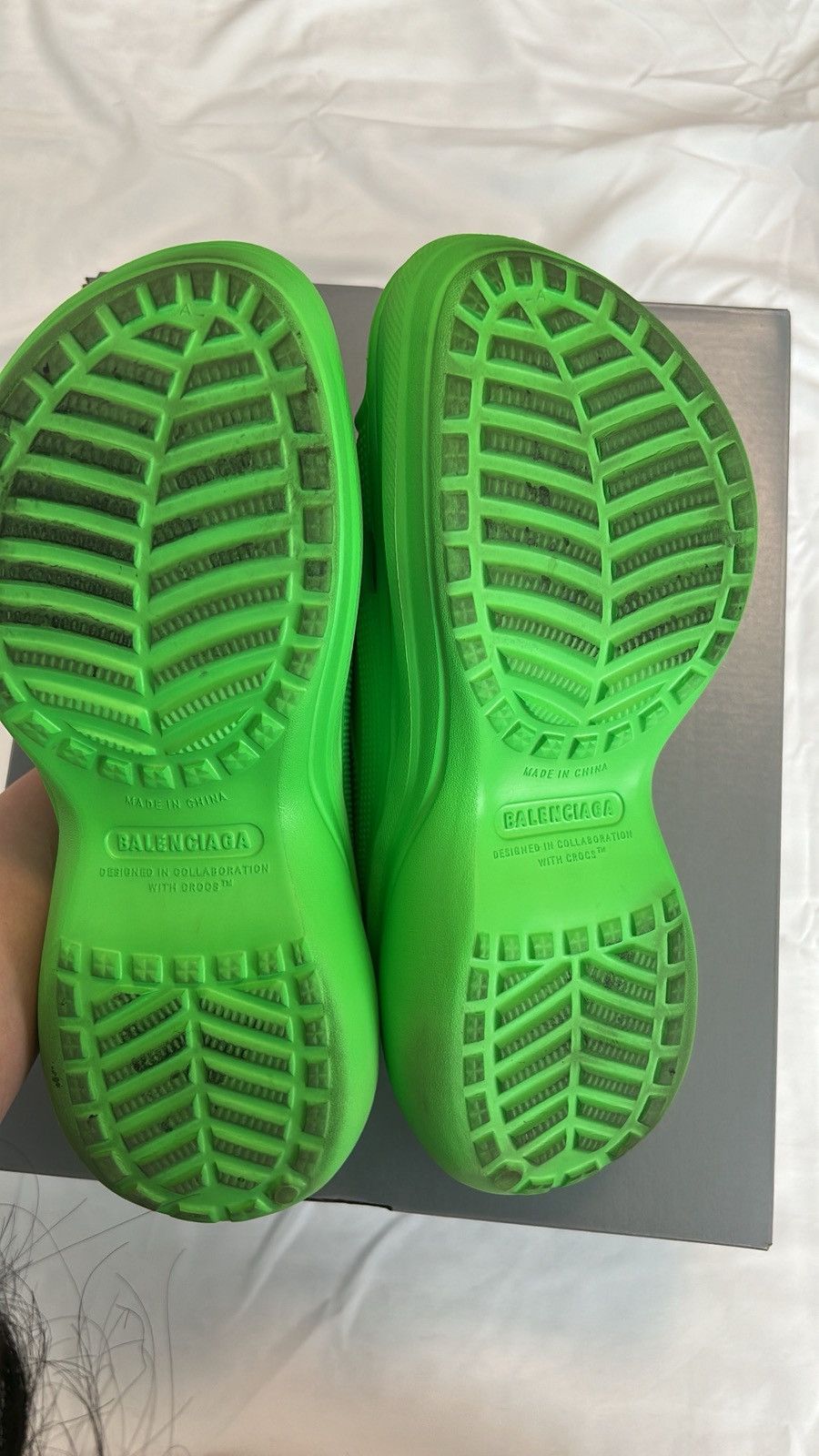 Balenciaga × Crocs Green crocs Size US 6.5 / EU 39-40 - 4 Thumbnail