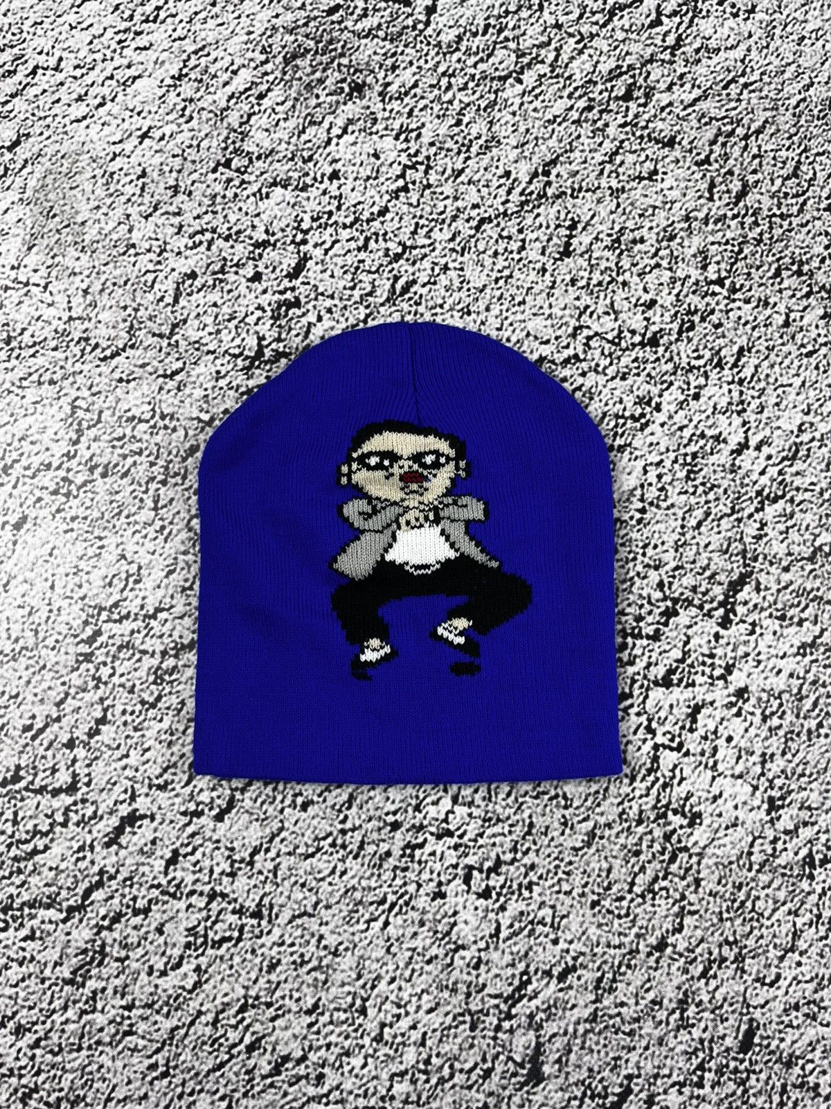 Other Vintage Y2K Psy Gangnam Style humor logo beanie hat Size ONE SIZE - 1 Thumbnail
