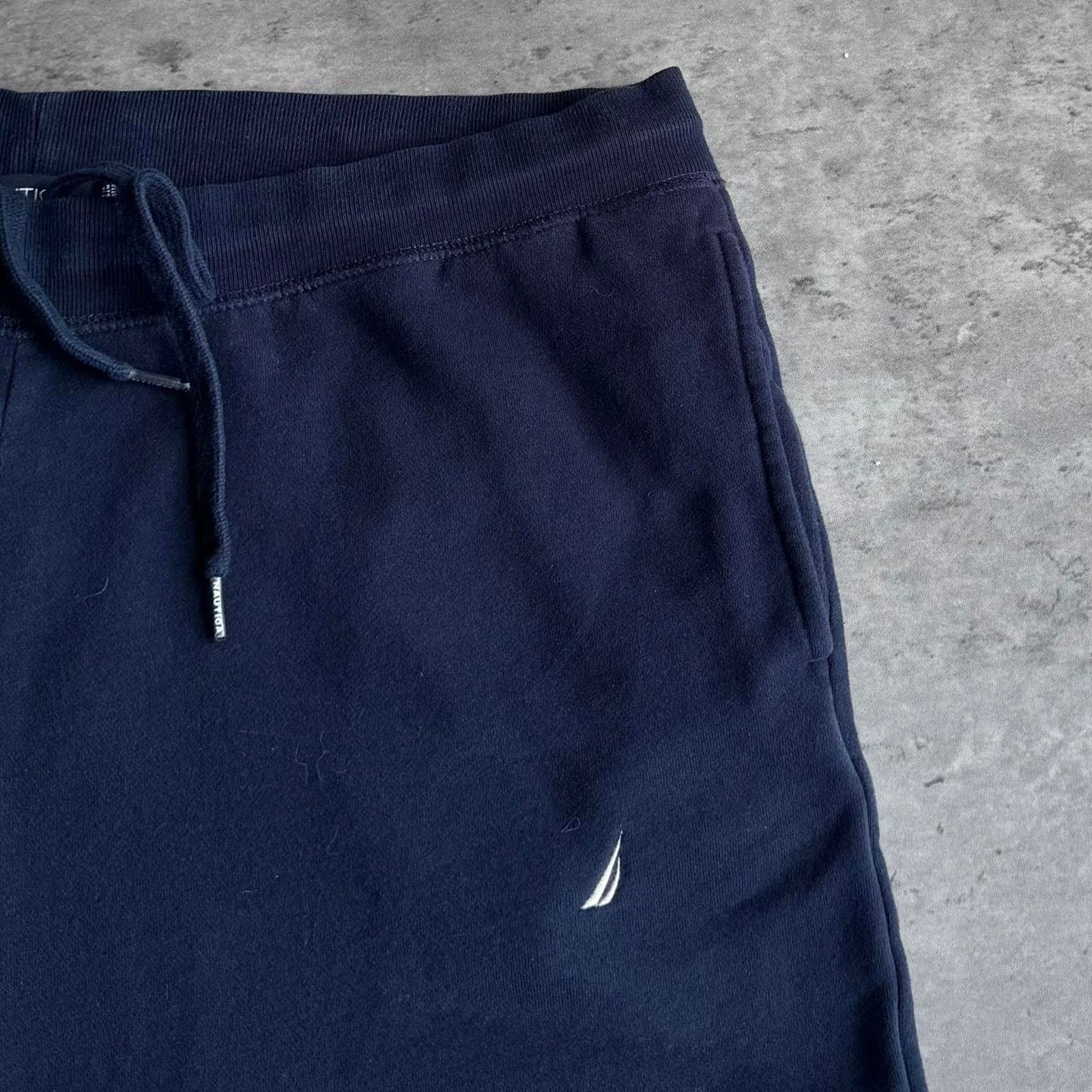 Nautica × Vintage Nautica Navy Blue Baggy Essential Comfy Sweatpants Size US 40 / EU 56 - 3 Thumbnail