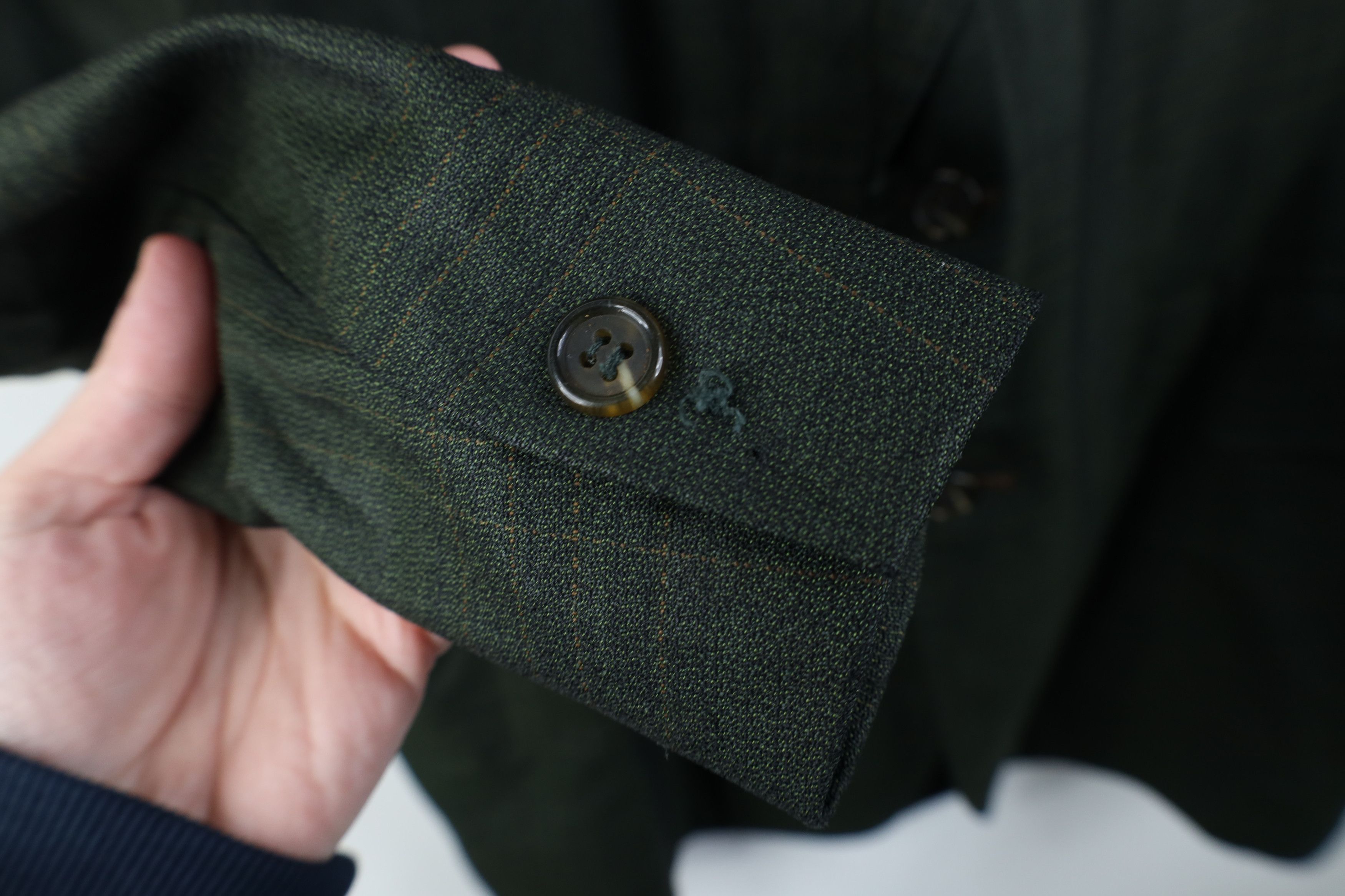 Vintage Vintage 60s Rockabilly Wool 2 Button Suit Coat Jacket USA Size US XXL / EU 58 / 5 - 8 Thumbnail
