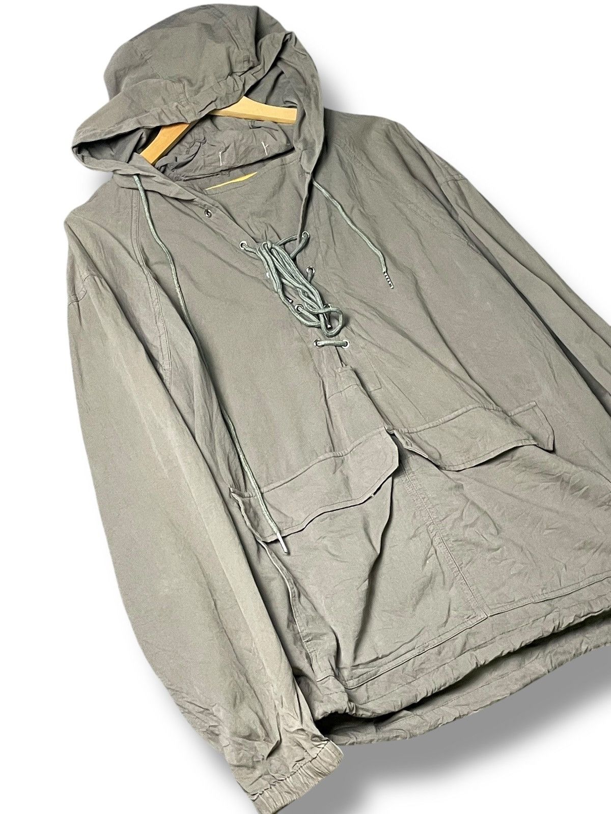 Lumberjack × Vintage Mr Lumberjack Lace Up Pullover Hooded Jacket (56) Size US L / EU 52-54 / 3 - 3 Thumbnail