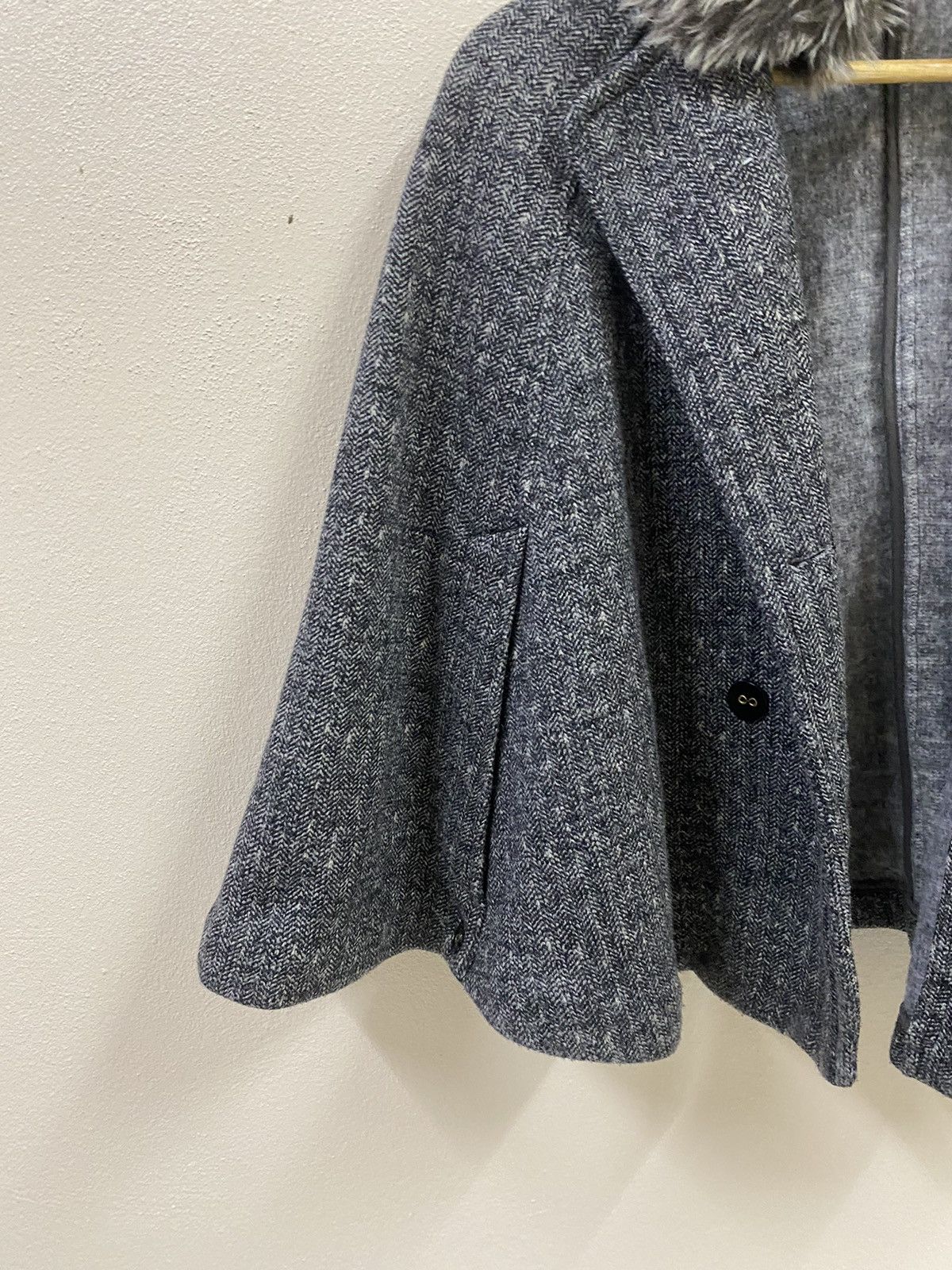 Comme Ca Ism × Japanese Brand Comme Ca Ism Poncho Fur Jacket Size M / US 6-8 / IT 42-44 - 7 Thumbnail