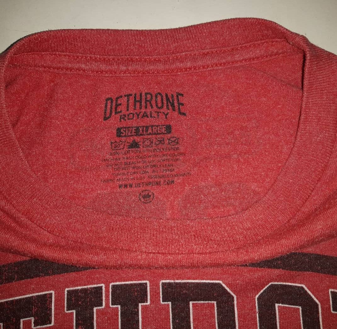 UFC TSHIRT : DETHRONE x GIBSON Size US XL / EU 56 / 4 - 6 Thumbnail