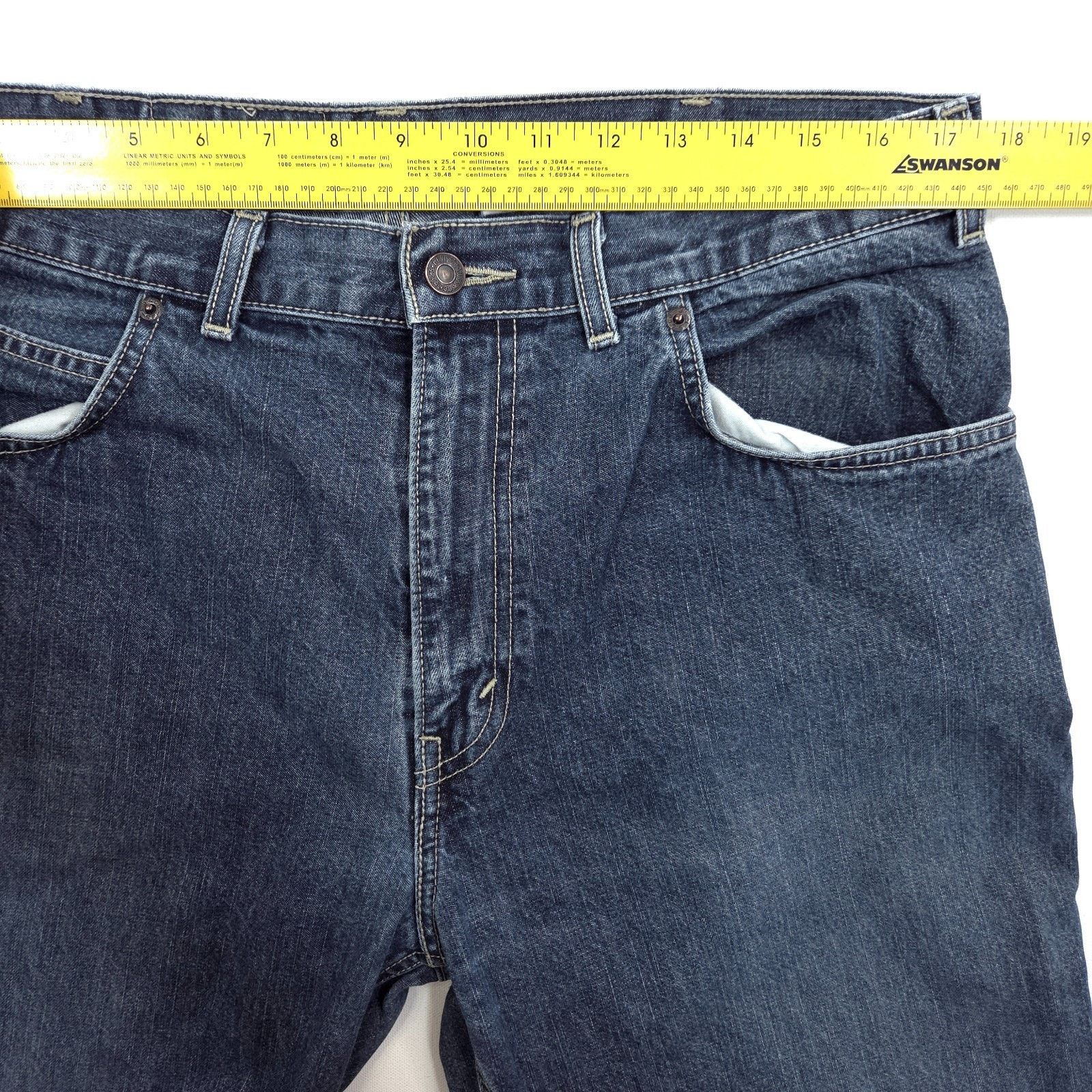 Levi's Levis 505 Jeans Mens 35x33 Vintage Orange Tab Made In USA Size US 35 - 4 Thumbnail