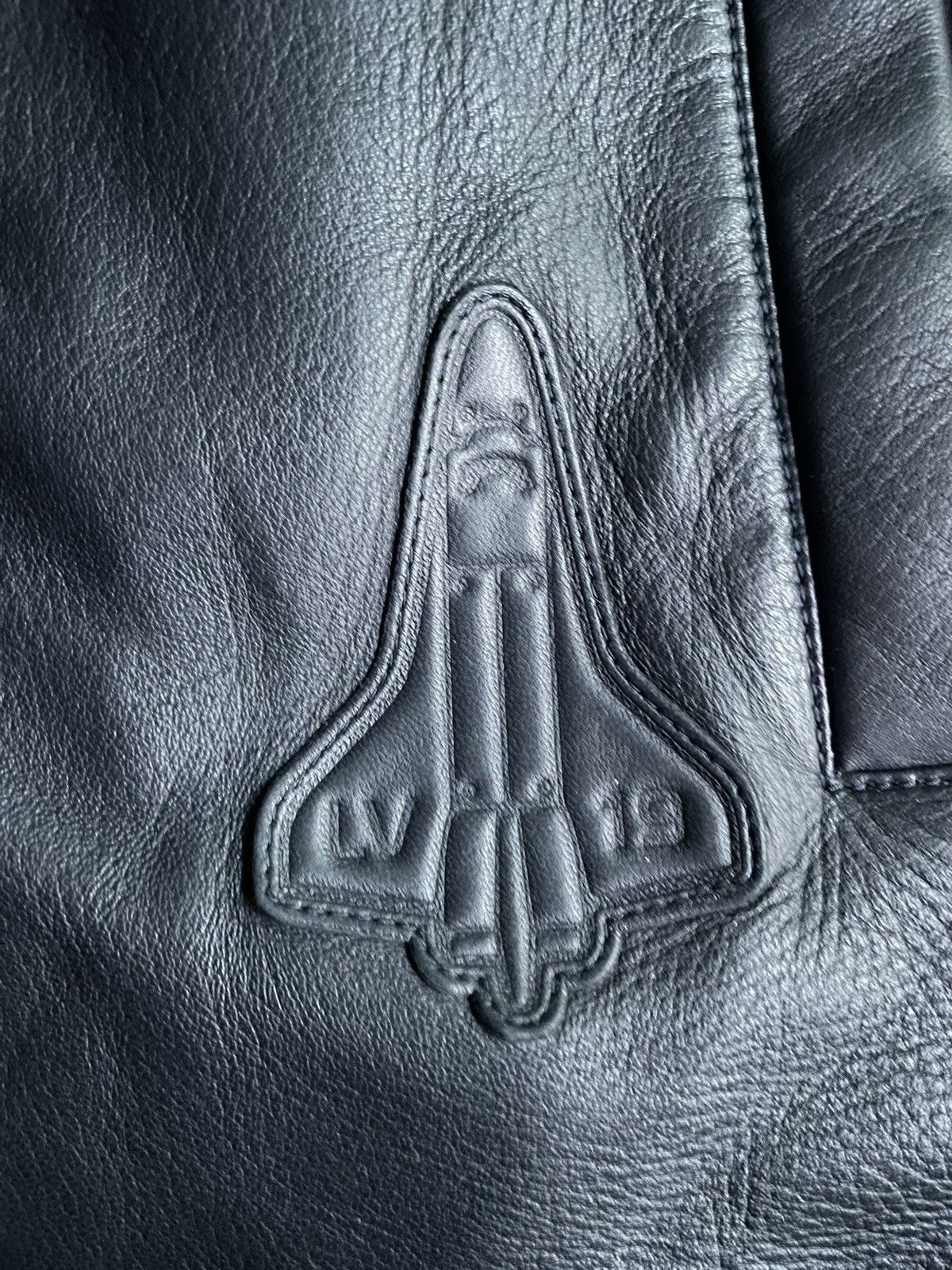 Louis Vuitton Louis Vuitton Satellite Black Leather Jacket Size US M / EU 48-50 / 2 - 9 Thumbnail