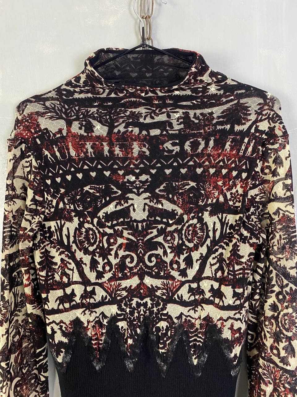 Jean Paul Gaultier Jean Paul Gaultier Soleil Tribal Tattoo Print Dress Size S / US 4 / IT 40 - 3 Thumbnail