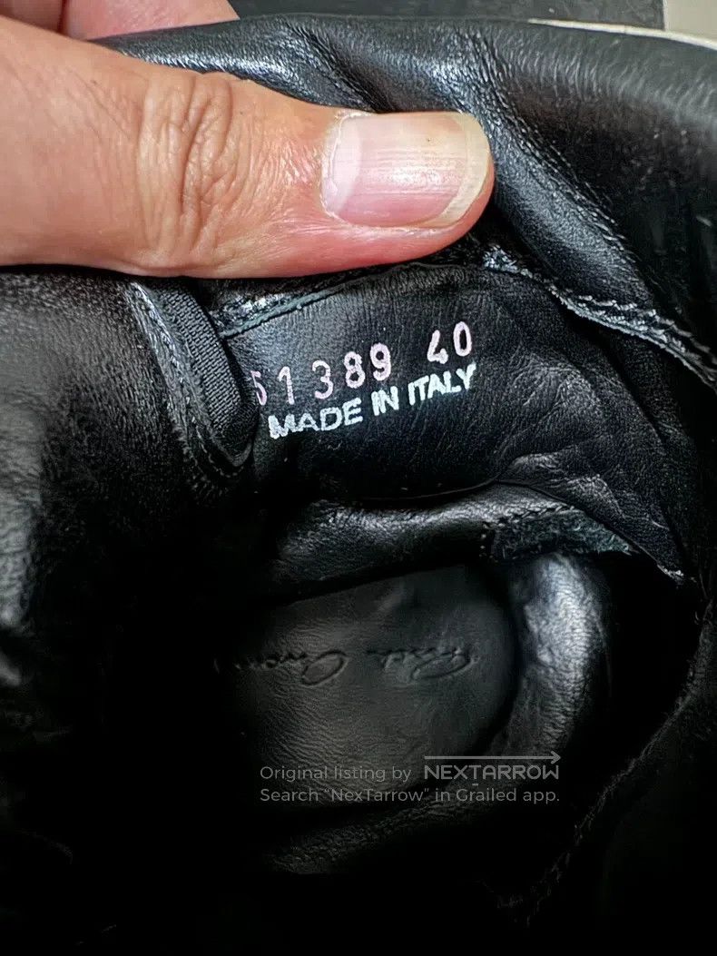 Rick Owens Rick Owens Black and white cowhide inverted triangle Size US 7 / EU 40 - 9 Thumbnail