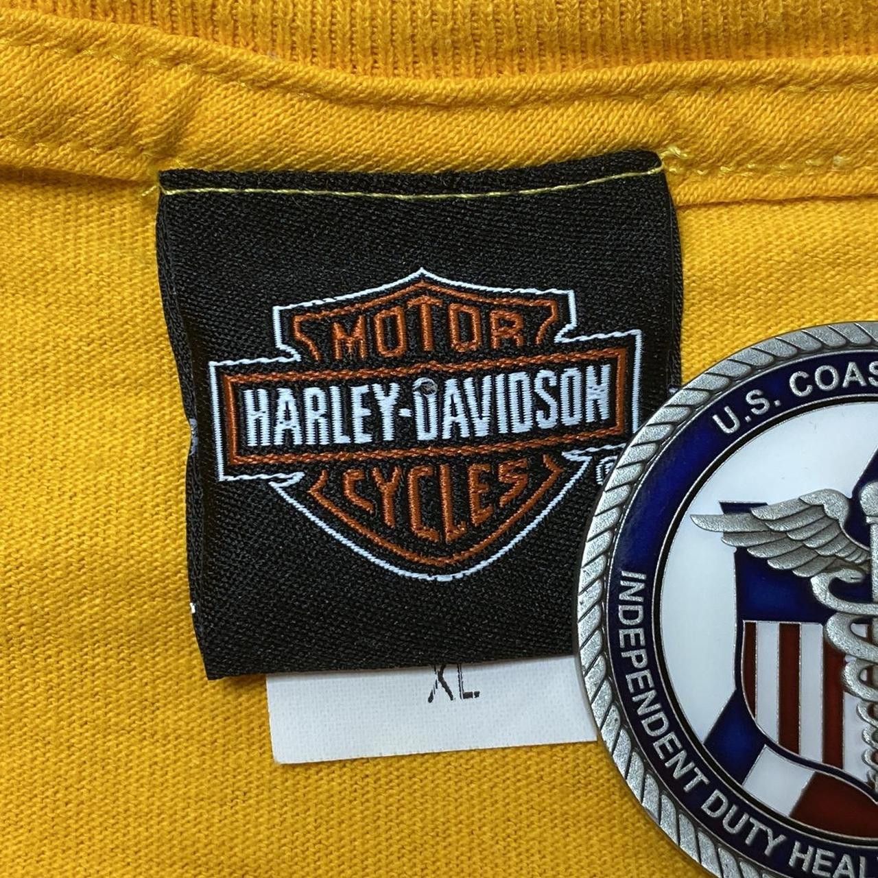 Harley Davidson Harley Davidson Mobile Bay, AL 2018 Yellow Biker Tee Size XL Size US XL / EU 56 / 4 - 3 Thumbnail
