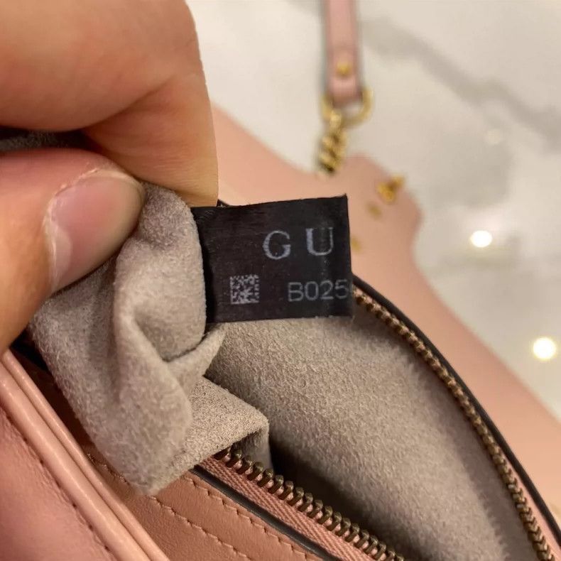 Gucci Gucci Pink Marmont Shoulder Bag-2505 Size ONE SIZE - 9 Thumbnail