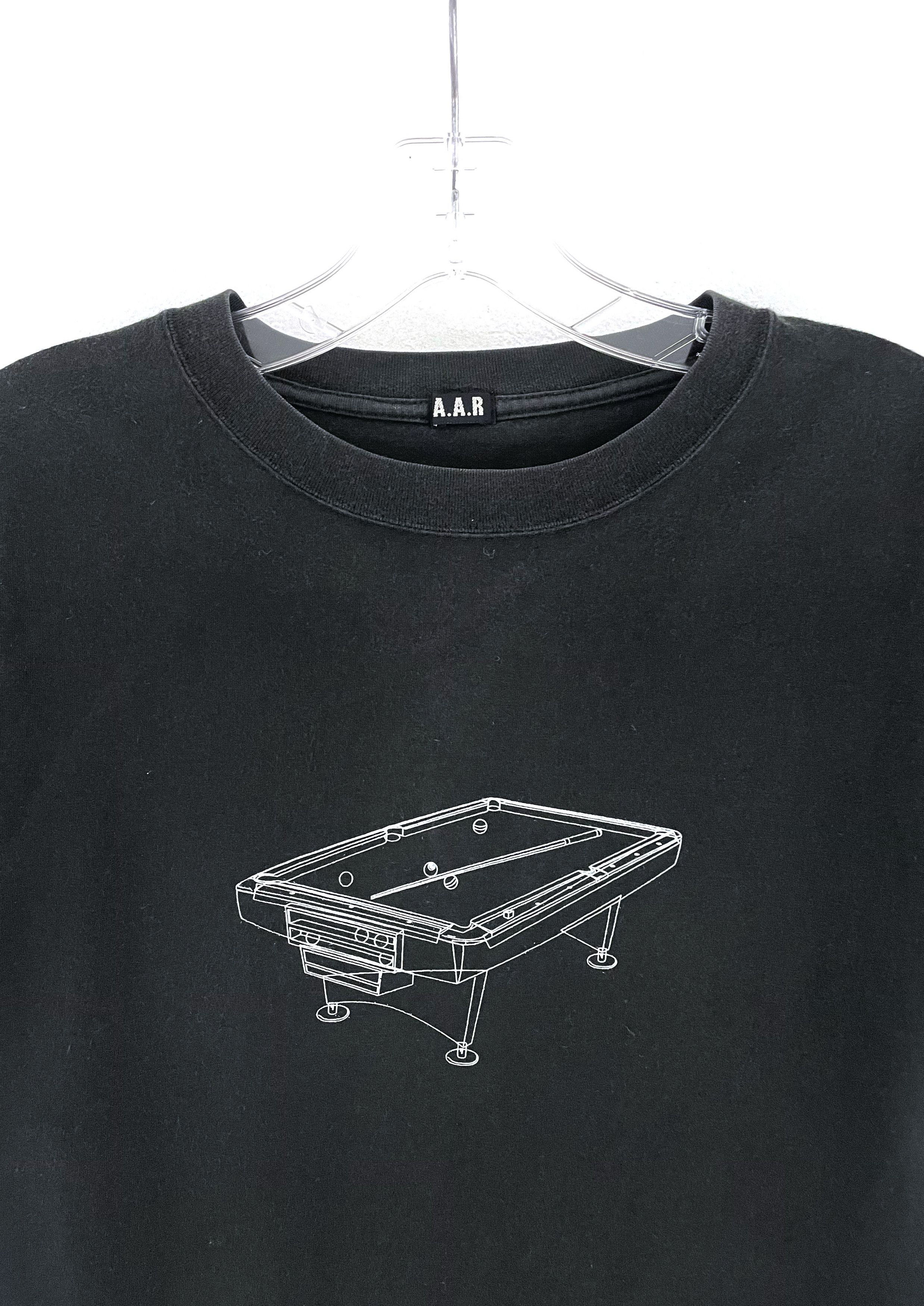 Yohji Yamamoto Against All Risks Pool Table Diagram T-Shirt Size US M / EU 48-50 / 2 - 4 Thumbnail
