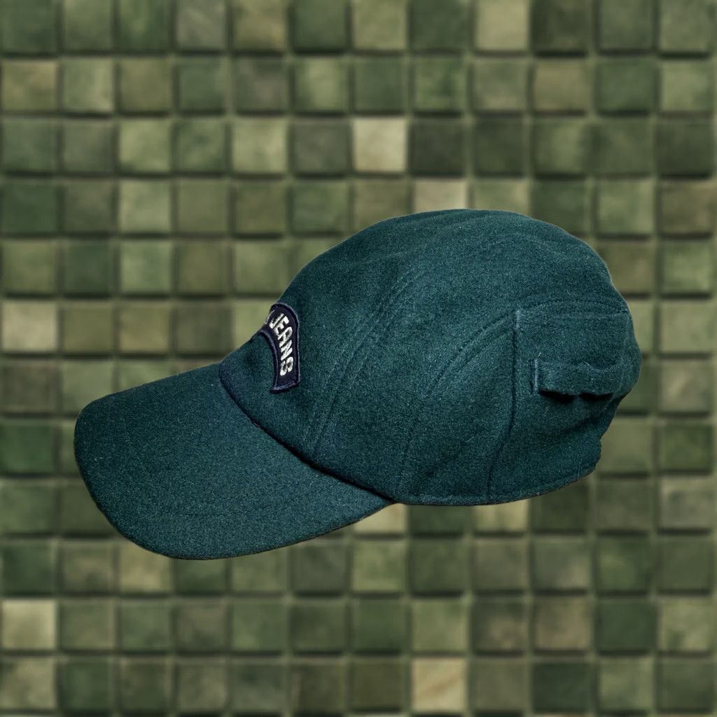 Calvin Klein VINTAGE Calvin Klein Jeans Green Wool Panel Pocket Hat Cap Strapback 90s Unisex Adults One Size Mens Womens Size US 35 - 1 Thumbnail