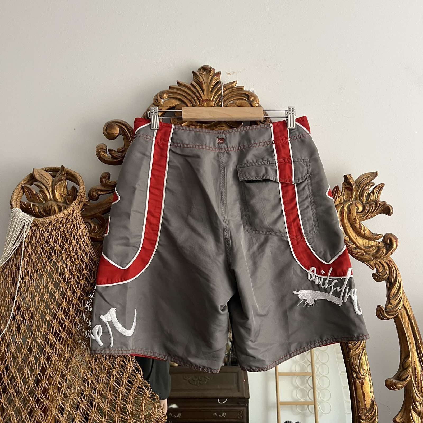 Quiksilver Vintage Quiksilver Surf Shorts Y2K 00s Size US 33 - 2 Thumbnail