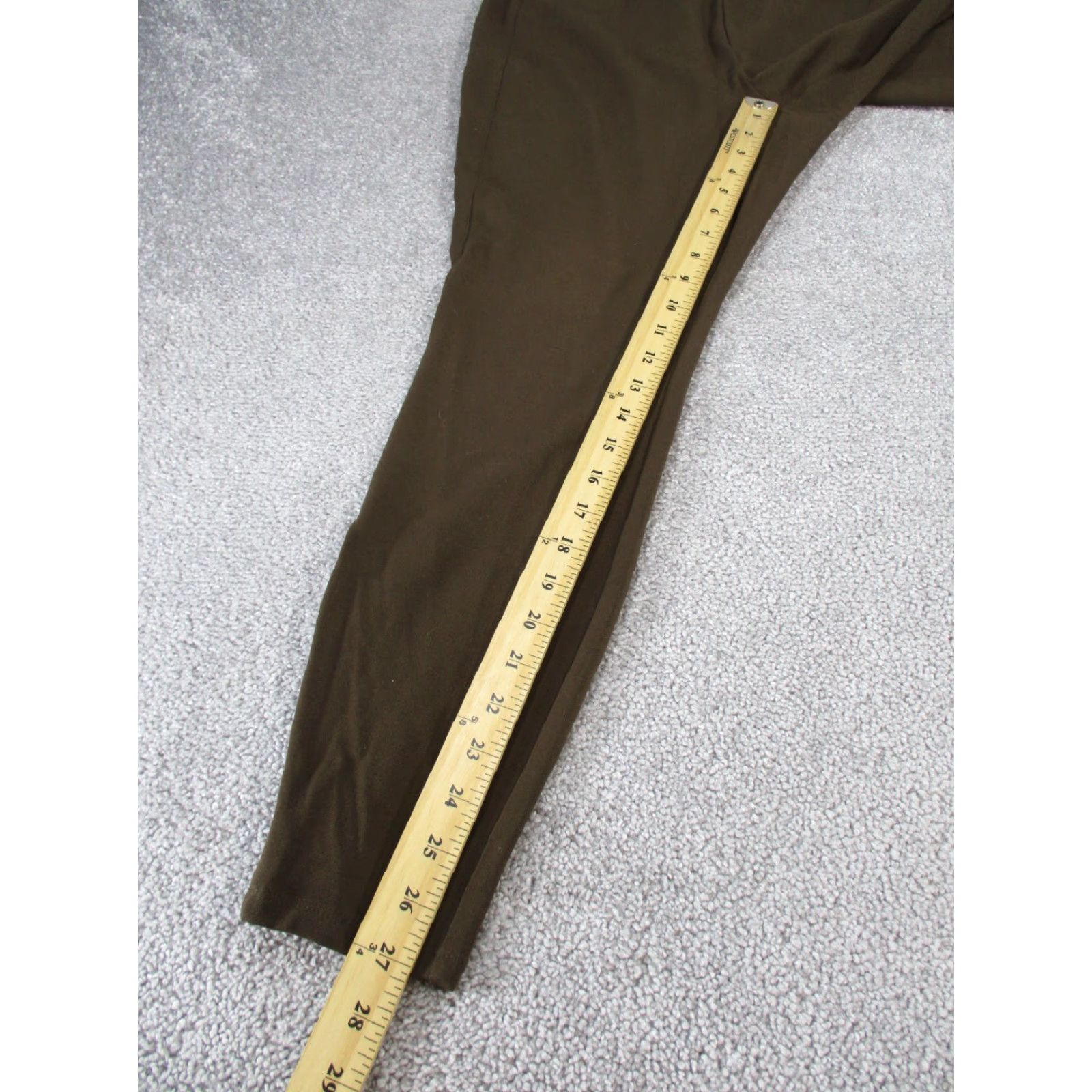 J. Jill J.Jill Pants Womens Medium Brown Stretch Pull On Skinny Twill Ankle Size 32" / US 10 / IT 46 - 4 Thumbnail