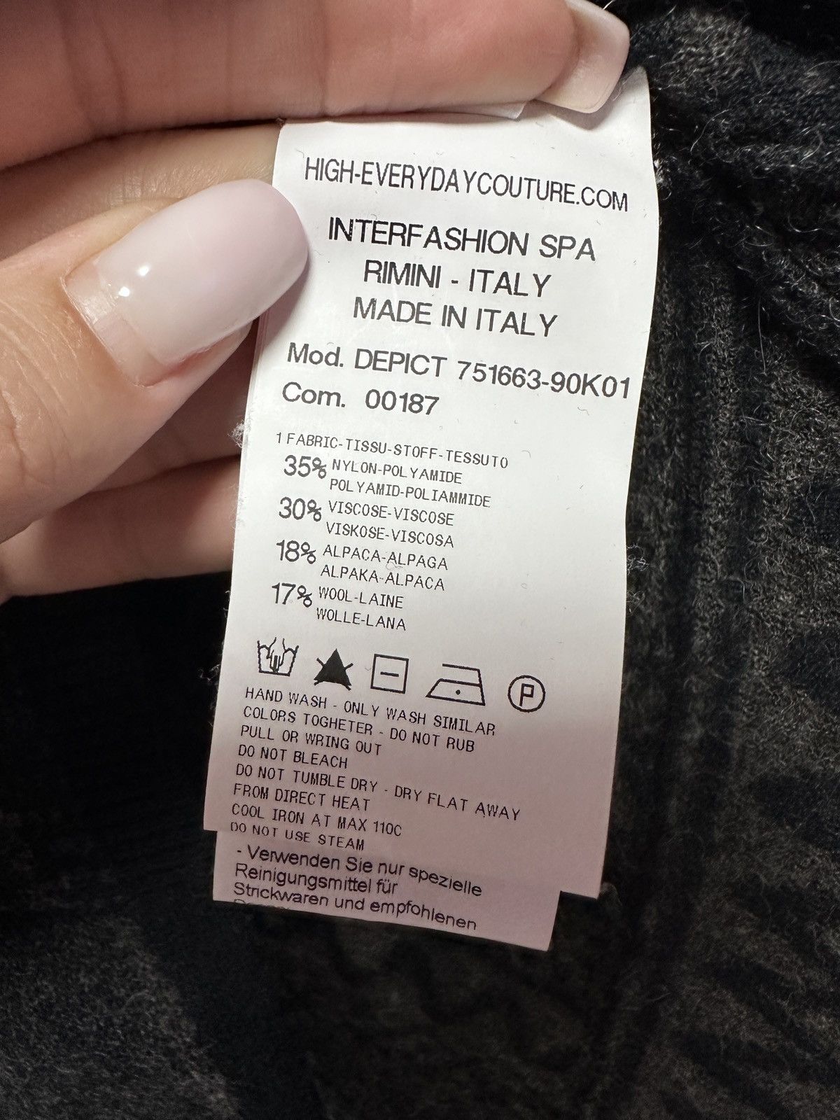 Other HIGH USE wool-laine sweater, unique, rare, Y2k Size M / US 6-8 / IT 42-44 - 12 Thumbnail