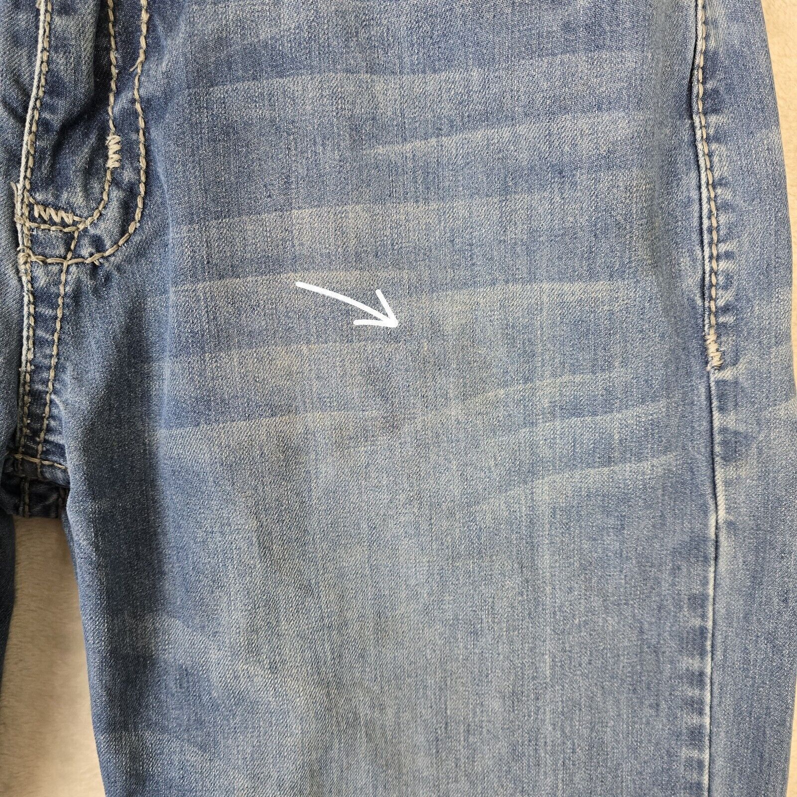 Other Iron Horse Jeans Mens Blue Denim Jeans 36x38 Barbwire Pocket Size US 36 / EU 52 - 7 Thumbnail