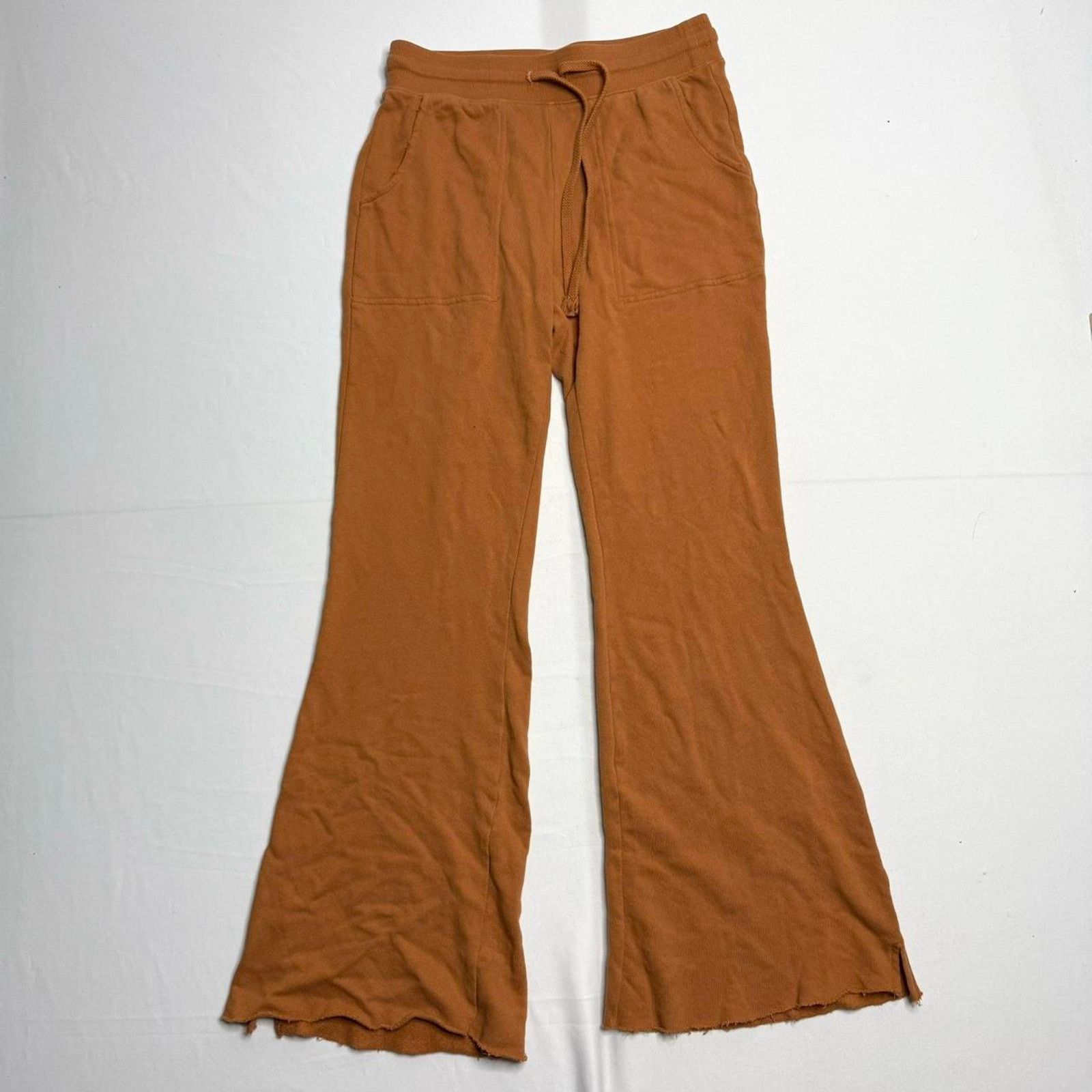 Aries Aerie terracotta brown flared lounge pants in size Small Size 27" / US 4 / IT 40 - 1 Thumbnail
