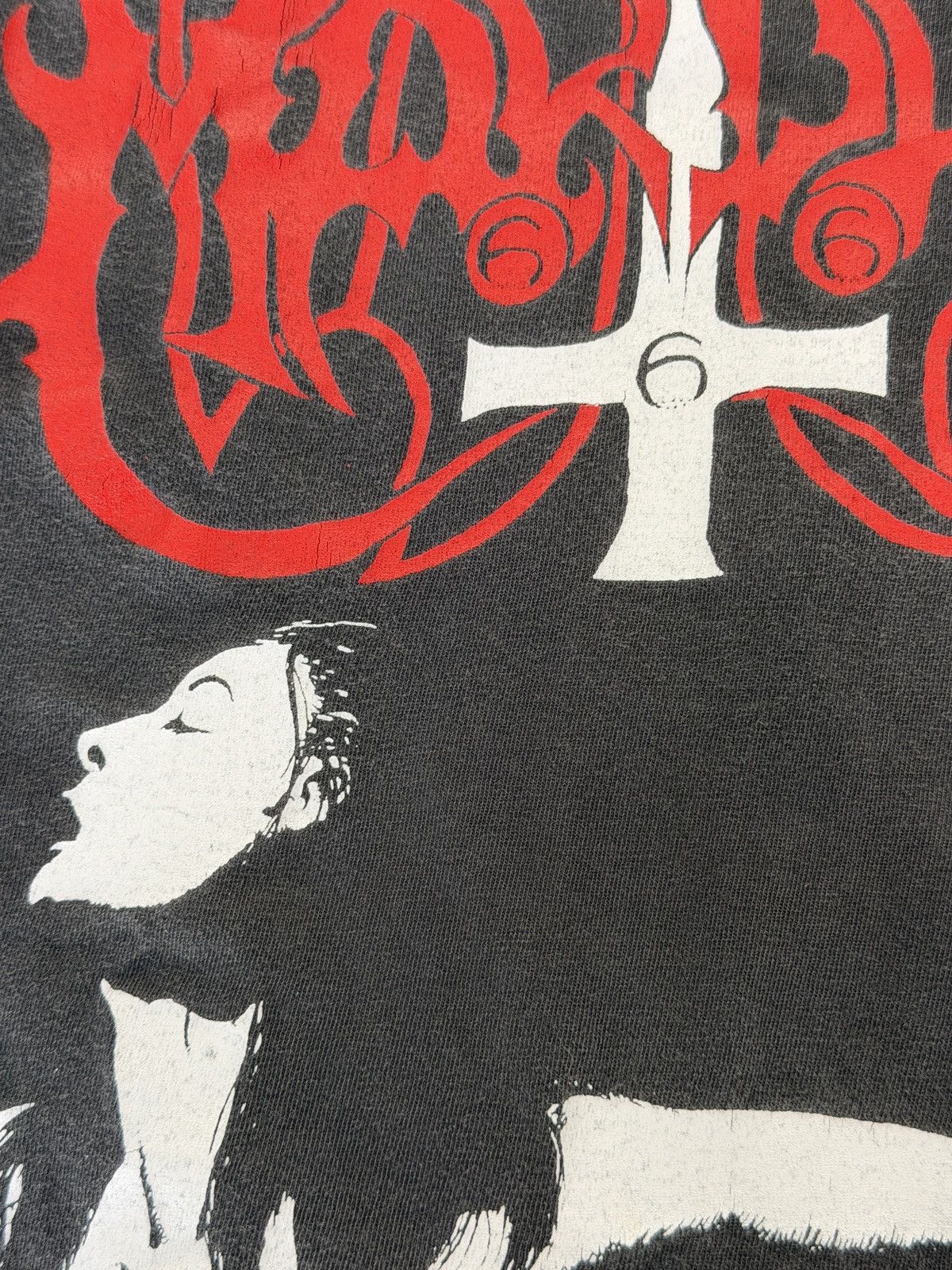 Band Tees 1995 Marduk “fuck me jesus” tee Size US XL / EU 56 / 4 - 7 Thumbnail