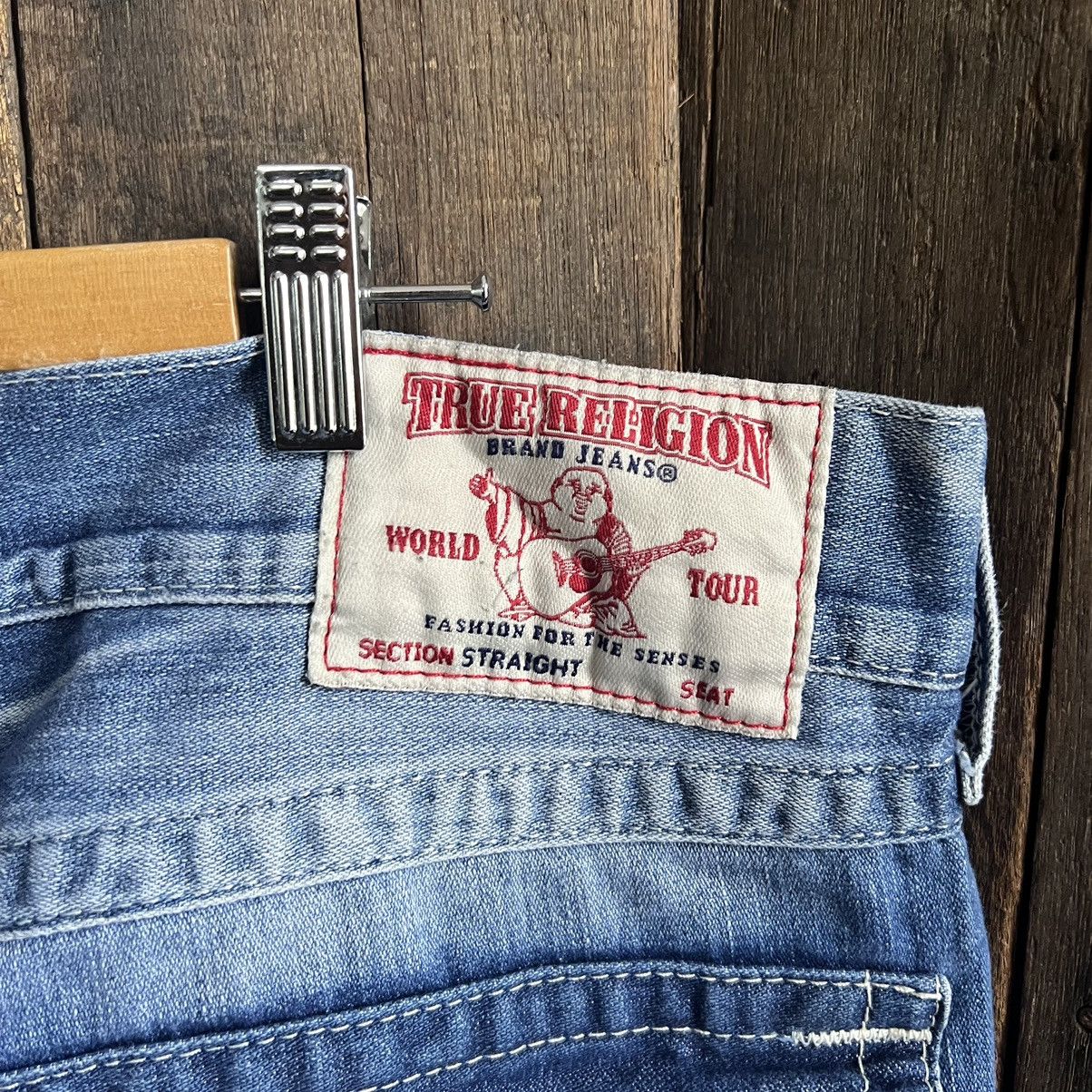True Religion True Religion Straigt Cut Distressed Denim Jeans Size US 38 / EU 54 - 8 Thumbnail