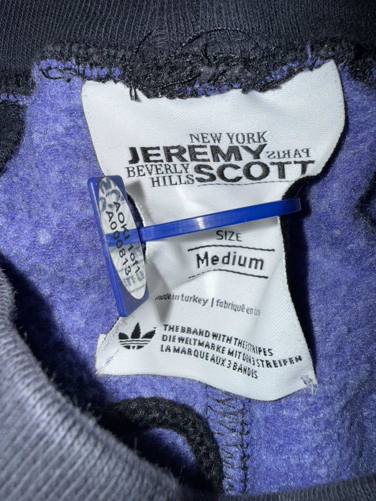 Adidas × Jeremy Scott JEREMY SCOTT ADIDAS X STEVE AOKI SWEATPANTS SAMPLE in MEDIUM Size US 32 / EU 48 - 2 Thumbnail