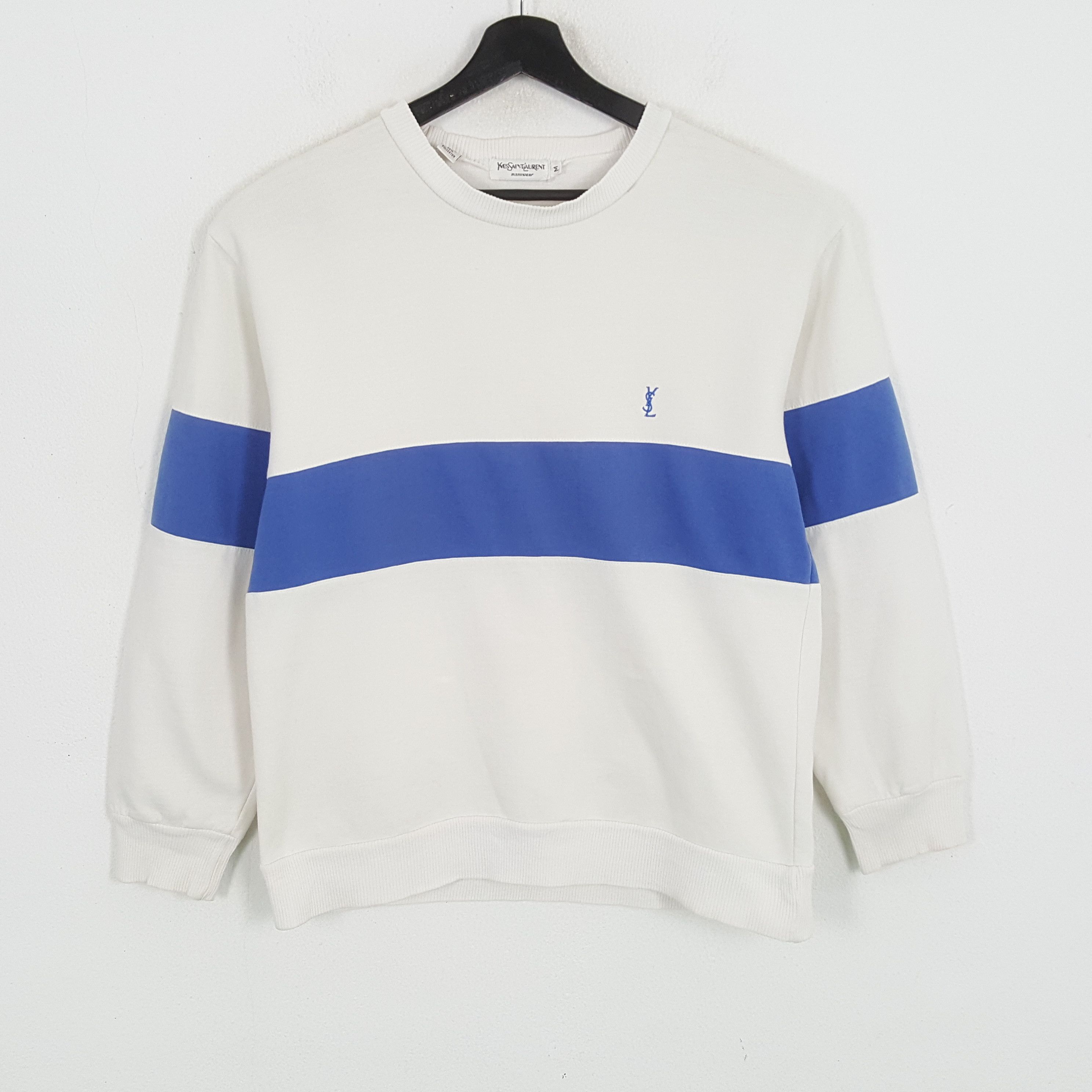 Vintage × Yves Saint Laurent YVES SAINT LAURENT Fashion Brand Small Logo Sweatshirt Size US M / EU 48-50 / 2 - 1 Thumbnail