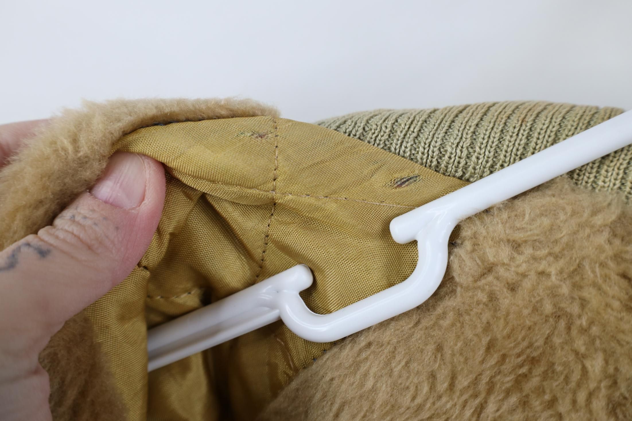 Vintage Vintage 70s Streetwear Fleece Lined Bomber Jacket Beige USA Size US XXL / EU 58 / 5 - 16 Thumbnail