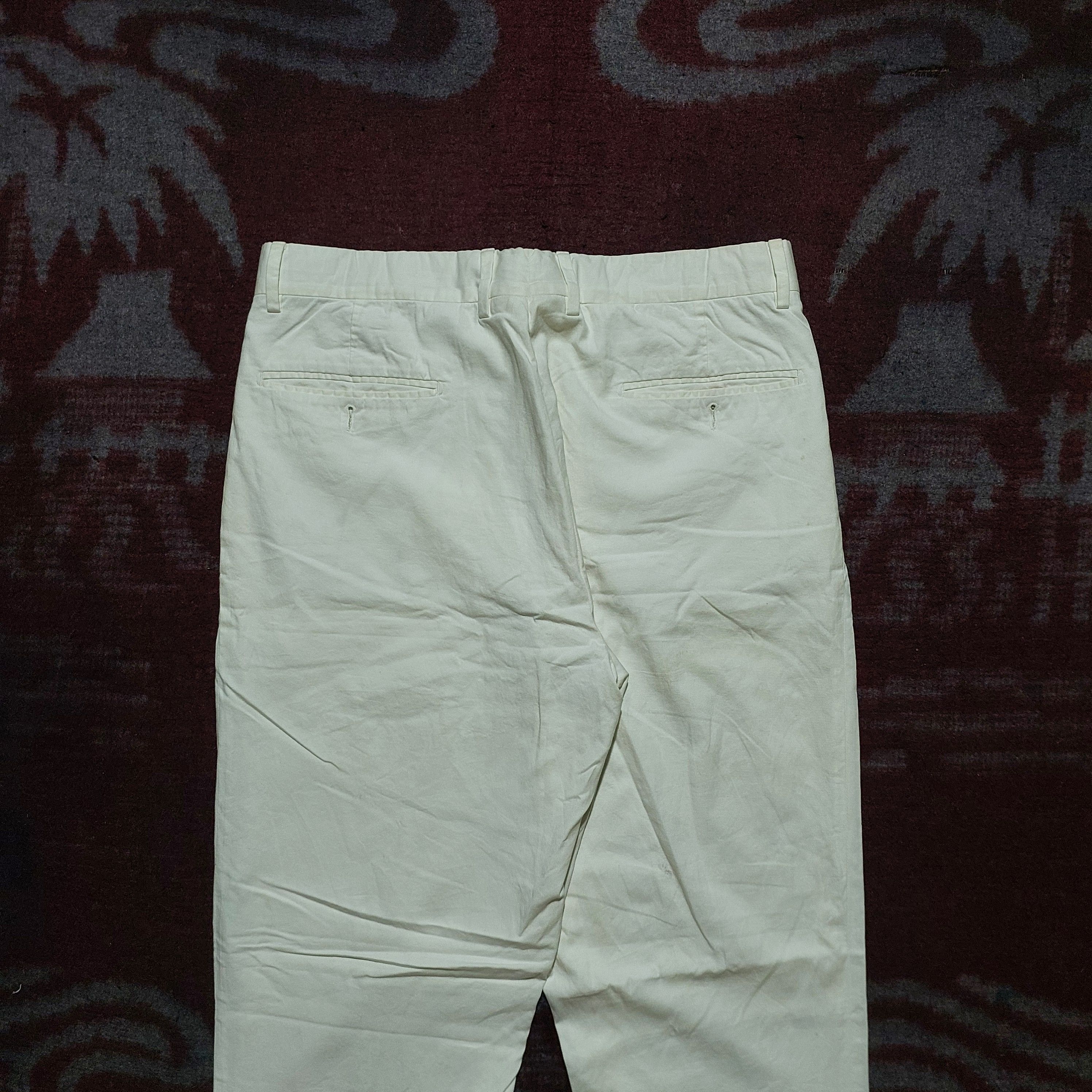 Hermes Hermes Paris ivory white casual trousher pants Size US 32 / EU 48 - 4 Thumbnail