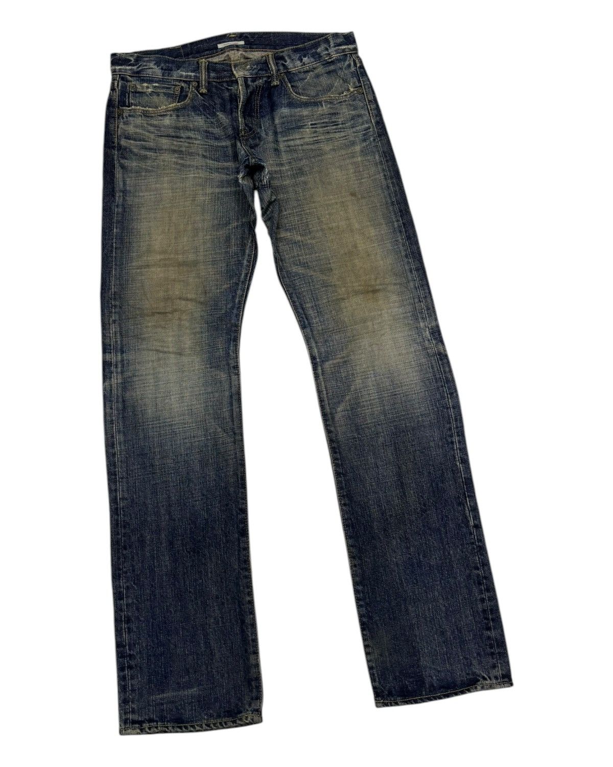 Eternal 🔥ETERNAL MADE IN JAPAN MUD DISTRESSED DENIM JEANS Size US 32 / EU 48 - 5 Thumbnail