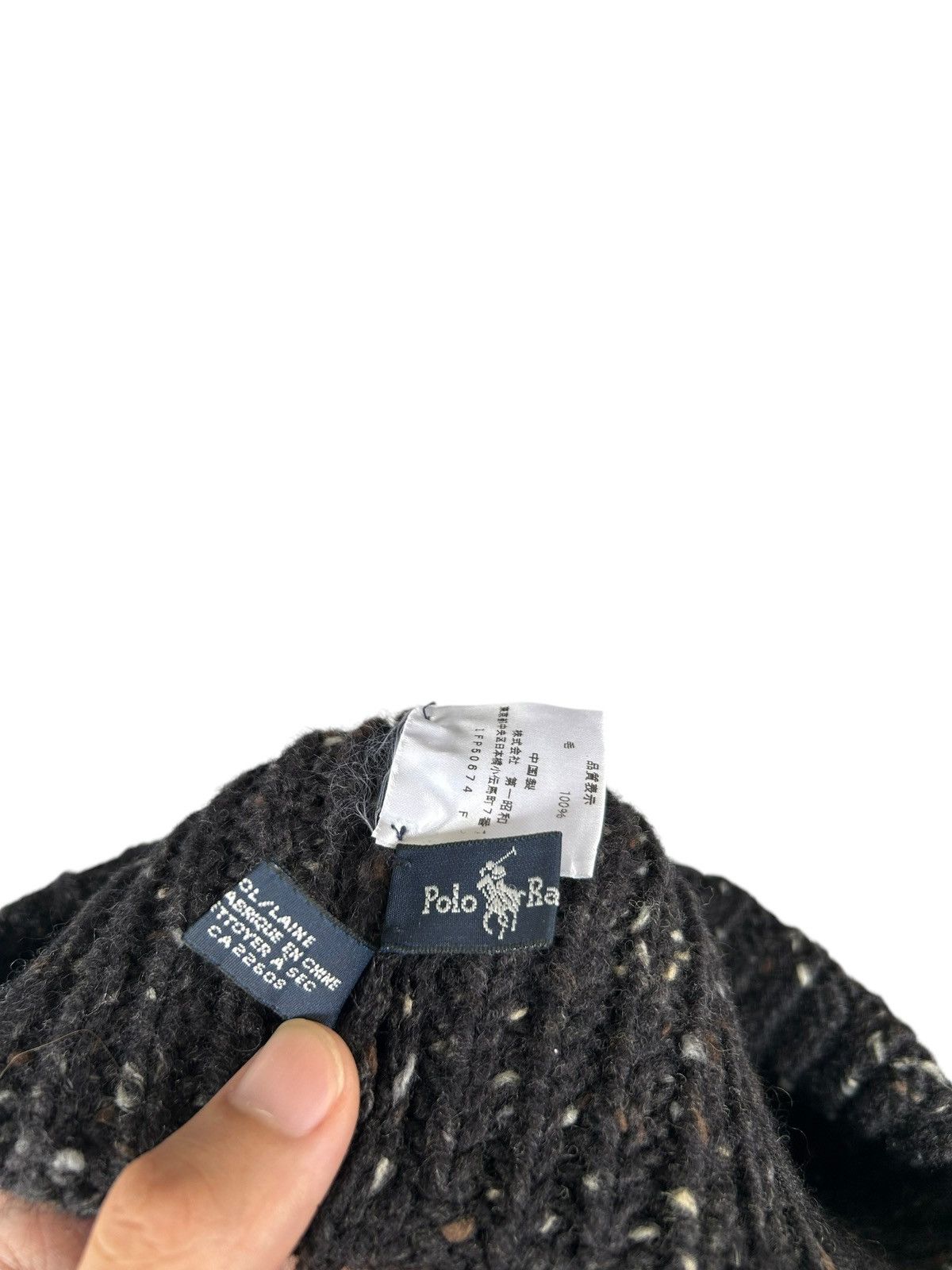 Japanese Brand × Polo Ralph Lauren Vintage Ralph Lauren Polo knitt Beanie Hats ☠️ Size ONE SIZE - 7 Thumbnail
