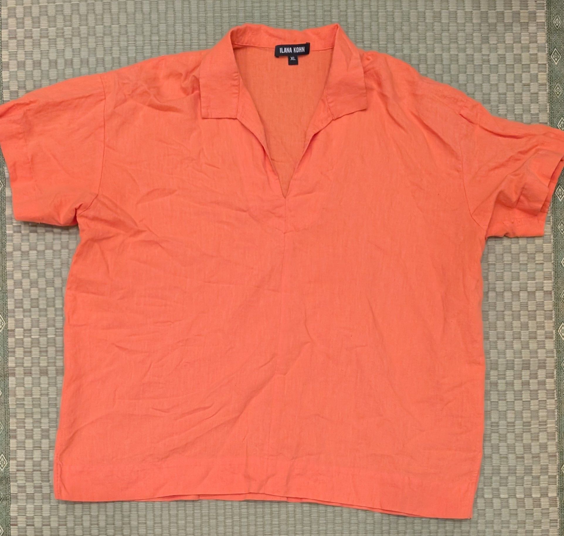 Ilana Kohn Ilana Kohn Pullover Linen/Cotton Shirt Made in USA Size XL / US 12-14 / IT 48-50 - 1 Thumbnail