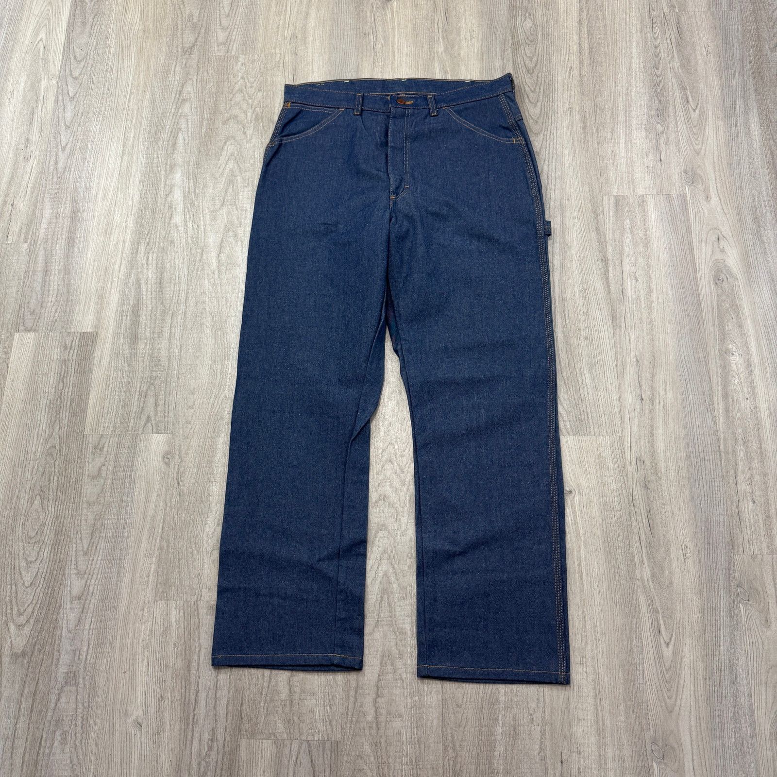 Vintage NEW Vintage Big Ben Dungarees Jeans Men's 36x30 Blue Size US 36 / EU 52 - 1 Thumbnail