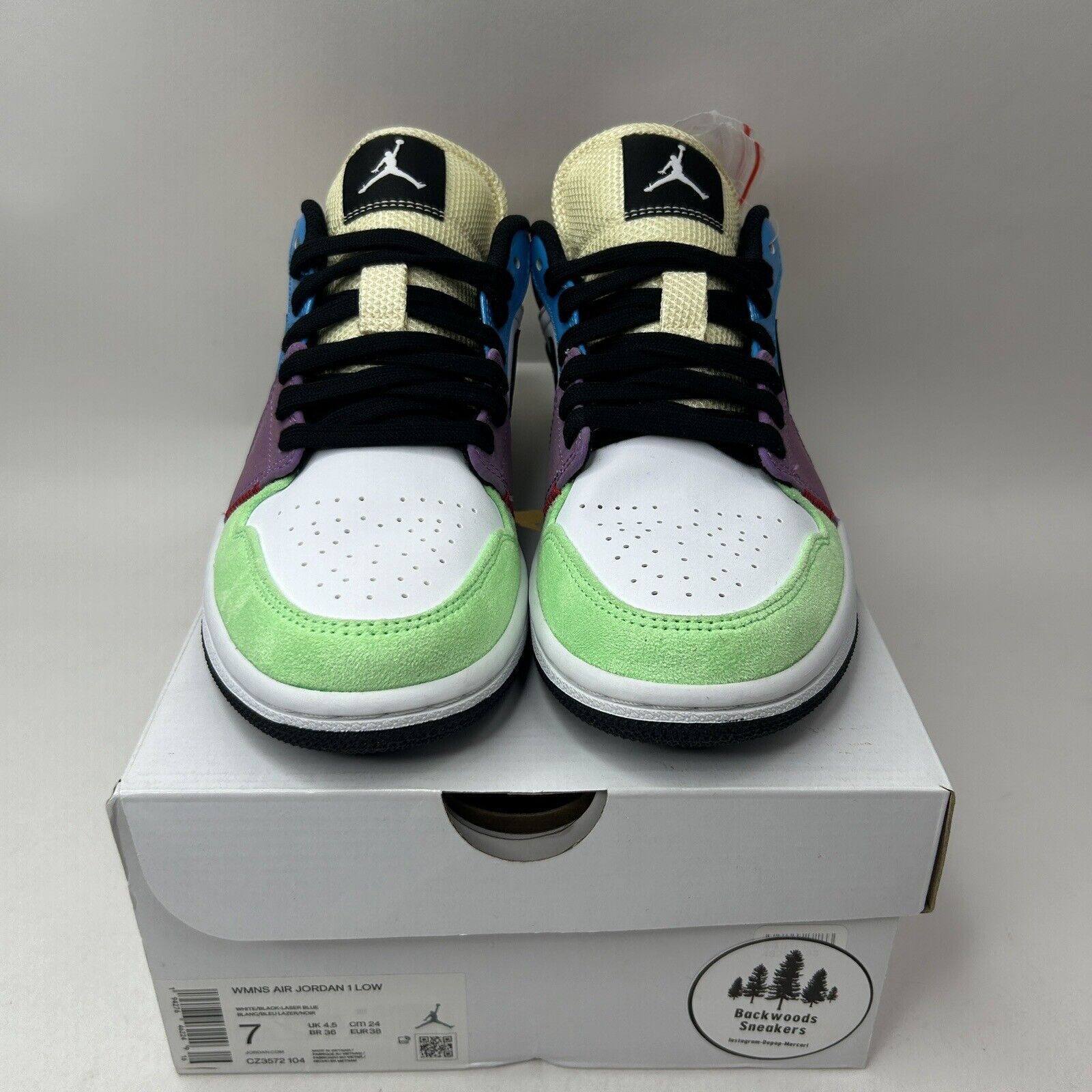 Nike Nike Shoes Air Jordan 1 Low SE WMNS “Lightbulb” 2023 Size US 7 / IT 37 - 2 Thumbnail