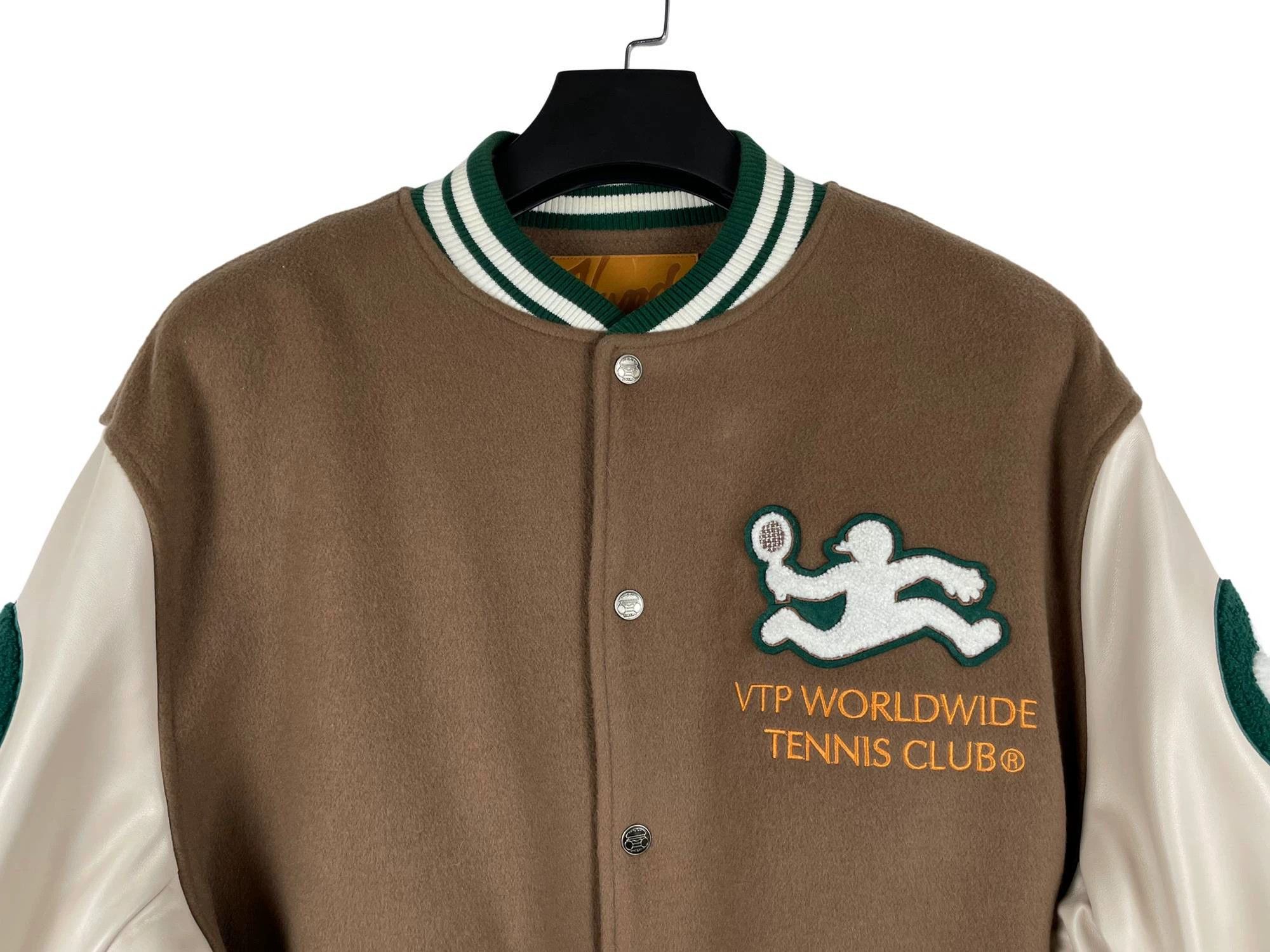 Vandy The Pink Vandy The Pink Tennis Varsity Leather Sleeve Jacket Size US XL / EU 56 / 4 - 3 Thumbnail