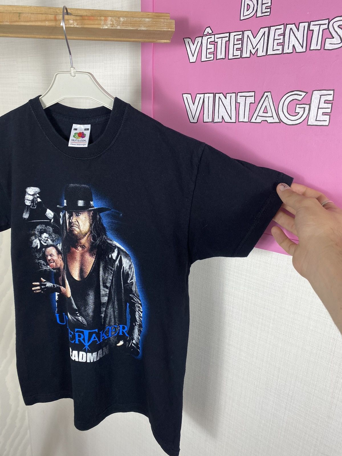 Fruit Of The Loom × Vintage × WWE WWE Undertaker Vintage Logo T Shirt Size S / US 4 / IT 40 - 4 Thumbnail
