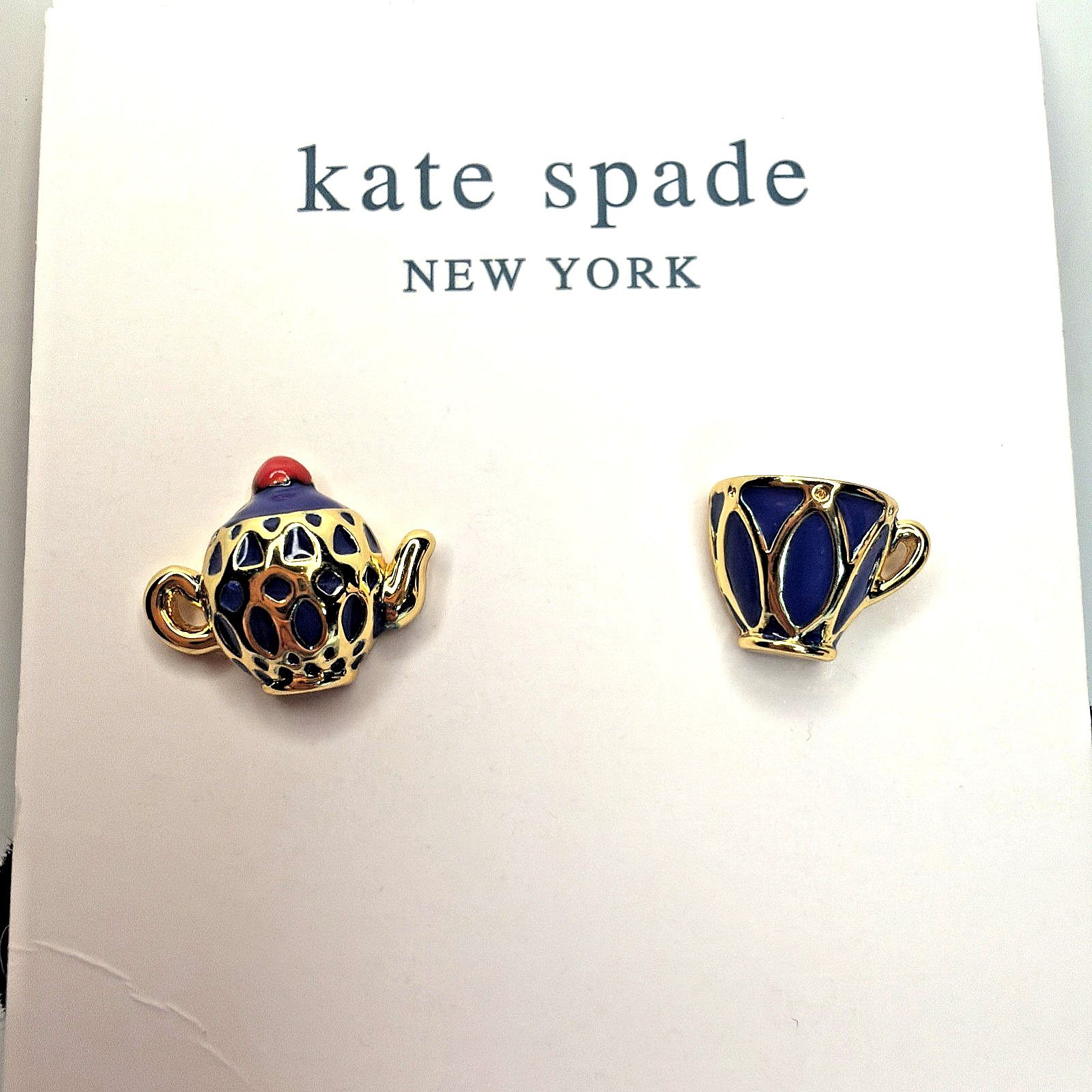 Kate Spade Kate Spade NY Tea Time Necklace Earrings Set Teacup Teapot Size ONE SIZE - 14 Thumbnail